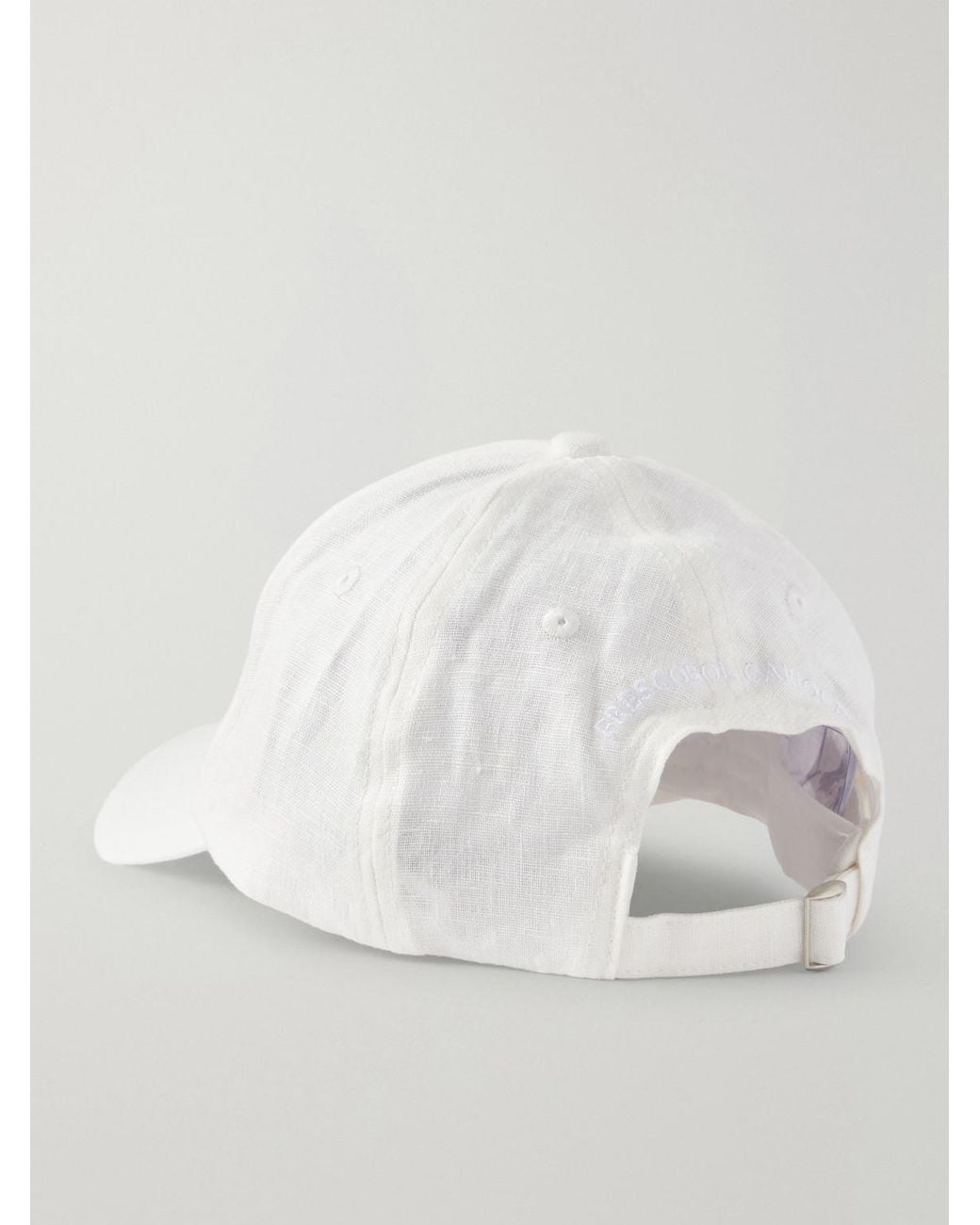 Frescobol Carioca Natural Fernando Linen Baseball Cap for men