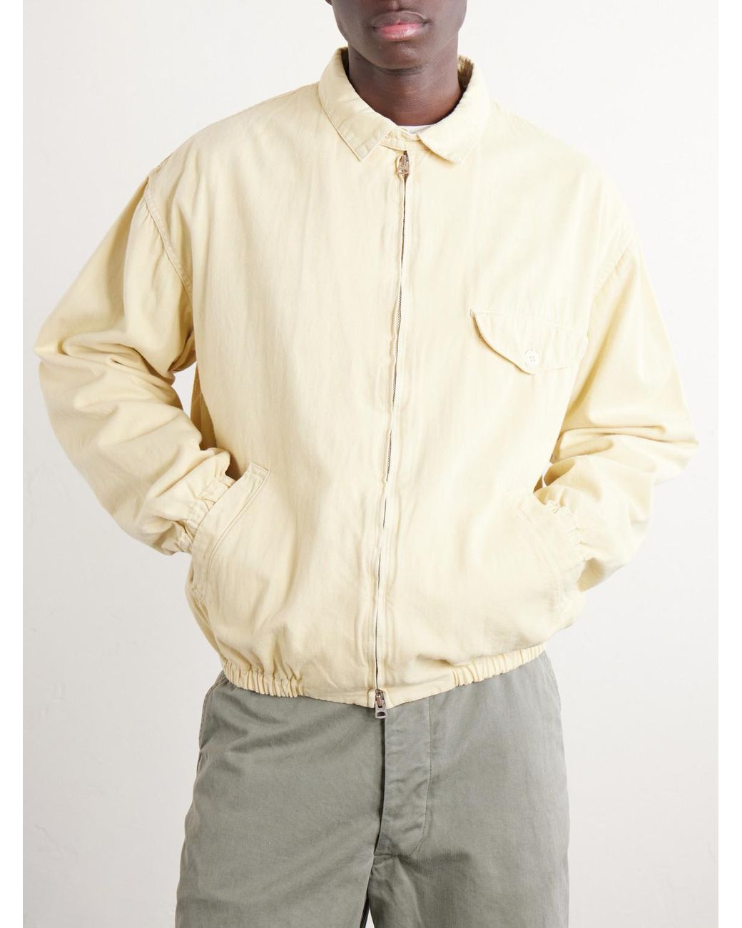 Remi Relief Natural Cotton-twill Jacket for men