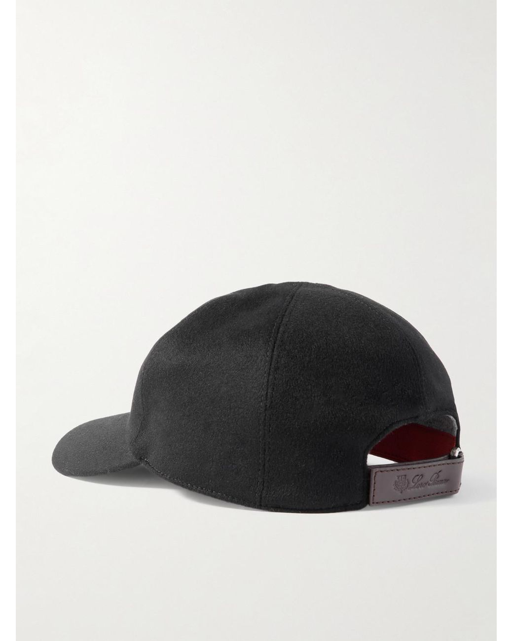 Loro Piana Black Ivy Cashmere Baseball Cap
