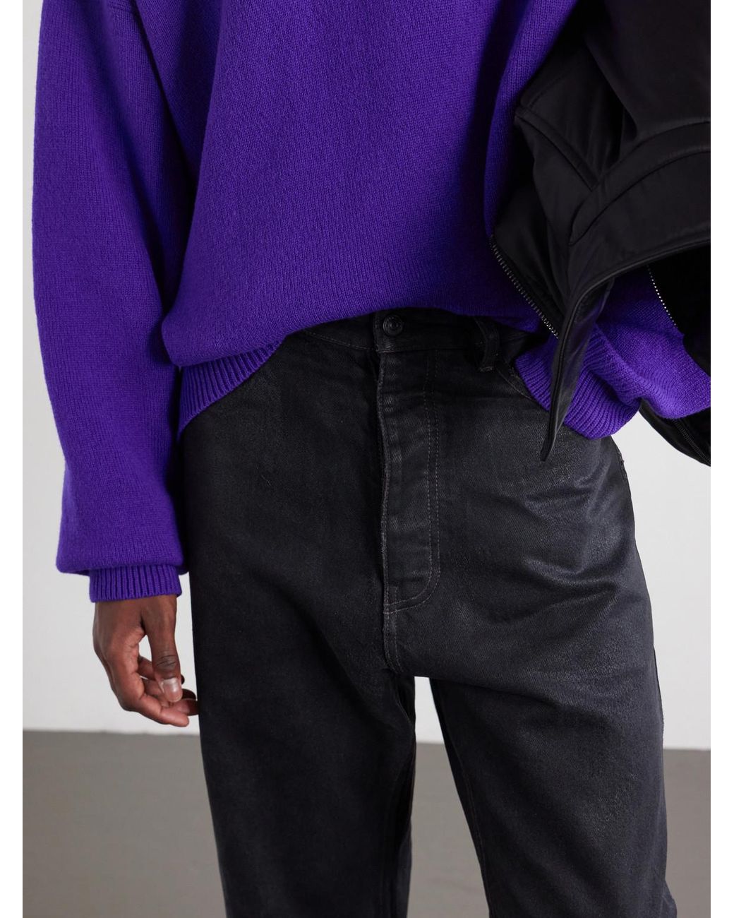 Balenciaga Blue Straight-Leg Jeans for men