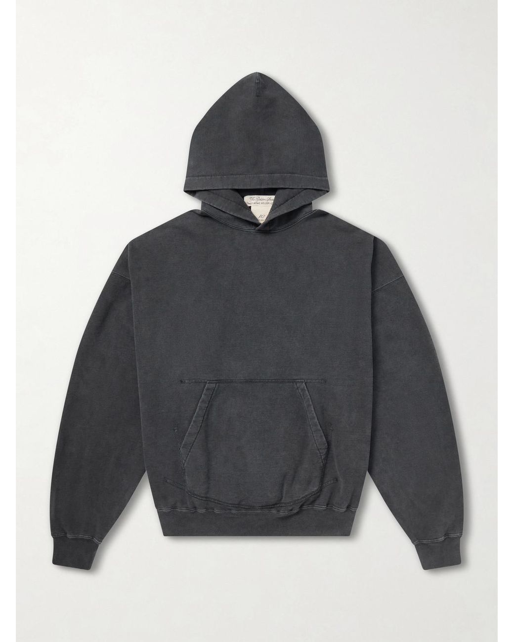 Remi Relief Gray Cotton-jersey Hoodie for men