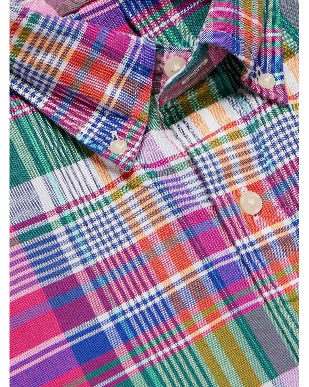 Polo Ralph Lauren Multicolor Logo-embroidered Checked Cotton-flannel Shirt for men