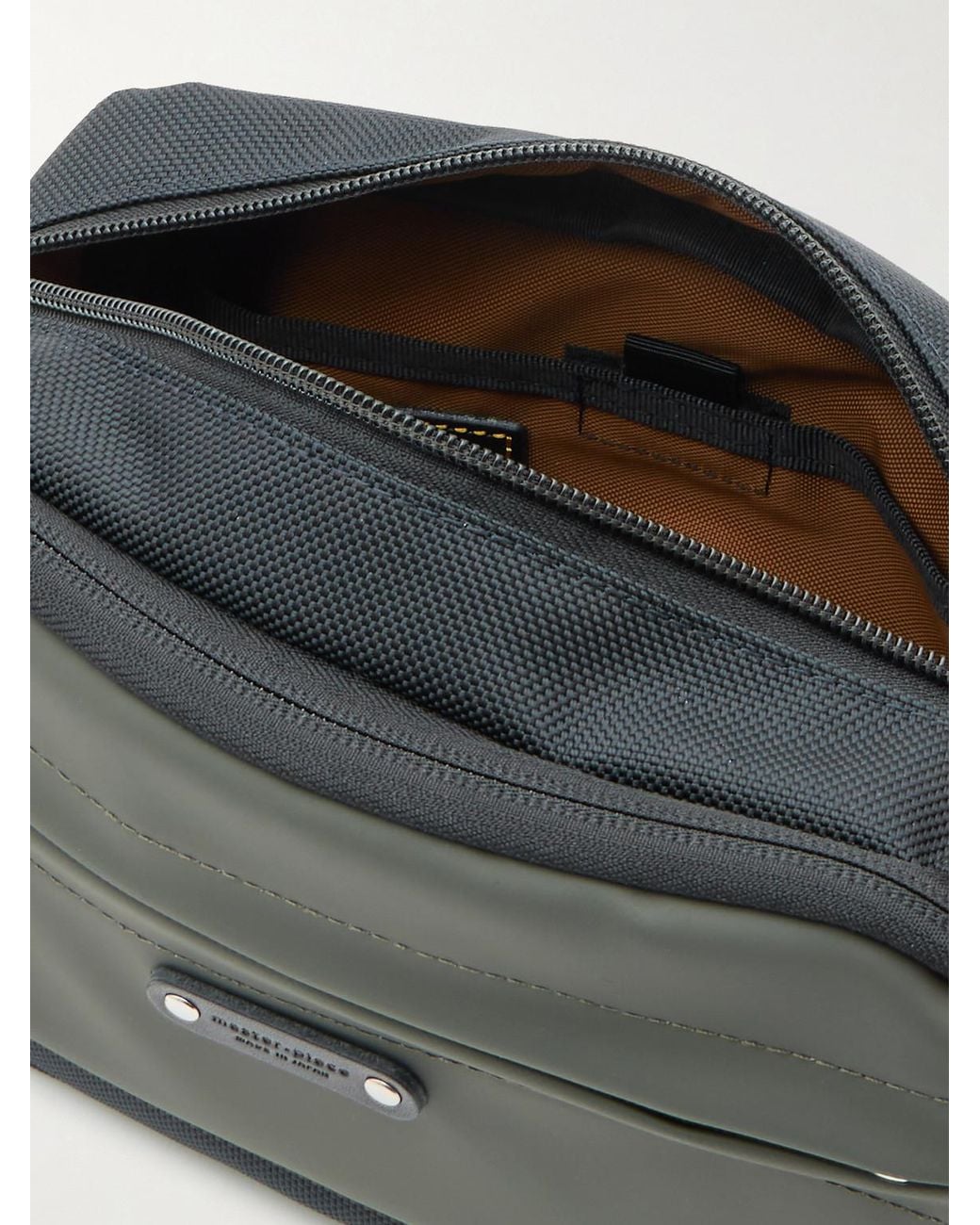 Spec Cordura And Leather Messenger Bag di Master Piece in Black da Uomo