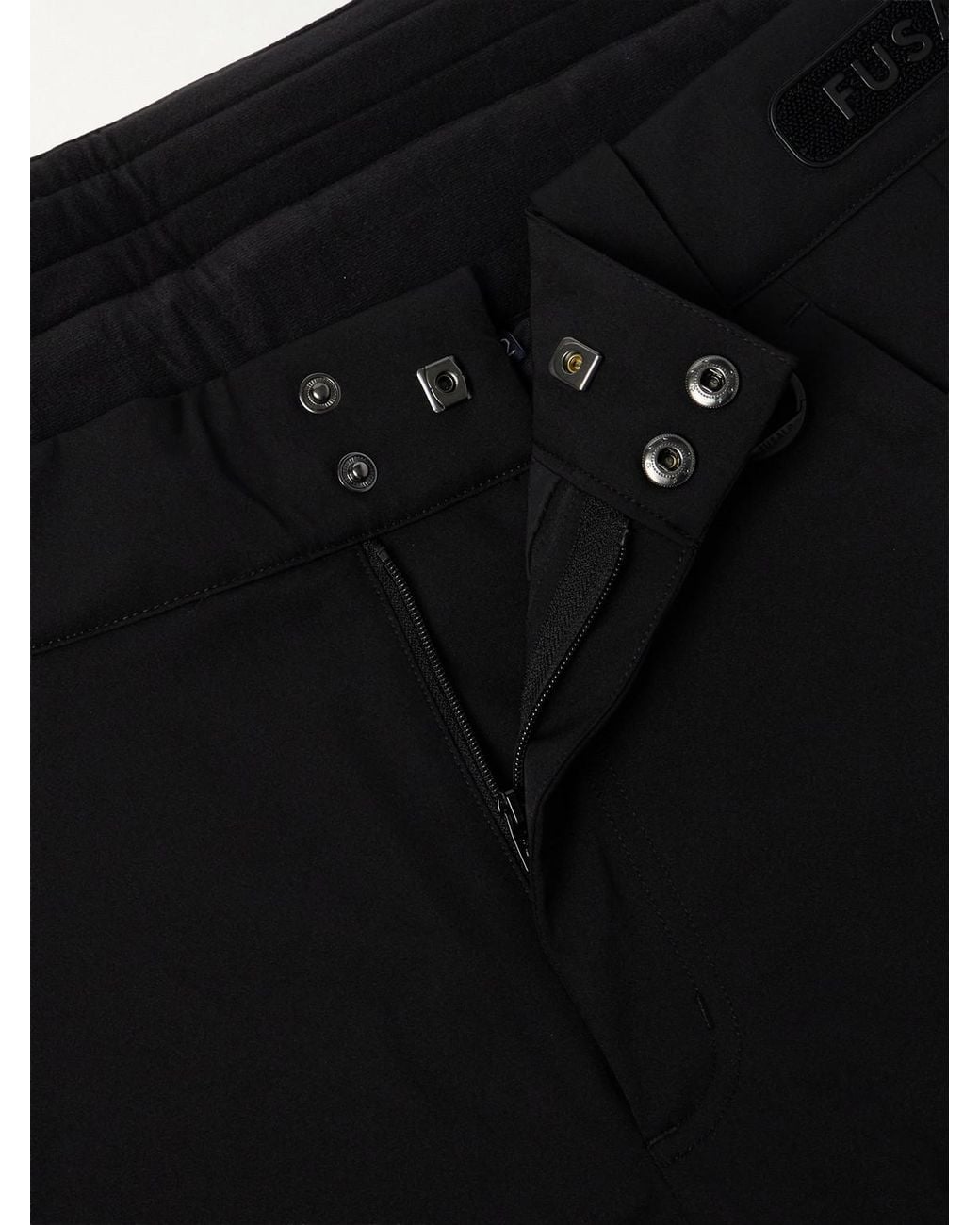 Fusalp Black Sidyo Straight-Leg Paneled Padded Ski Pants for men