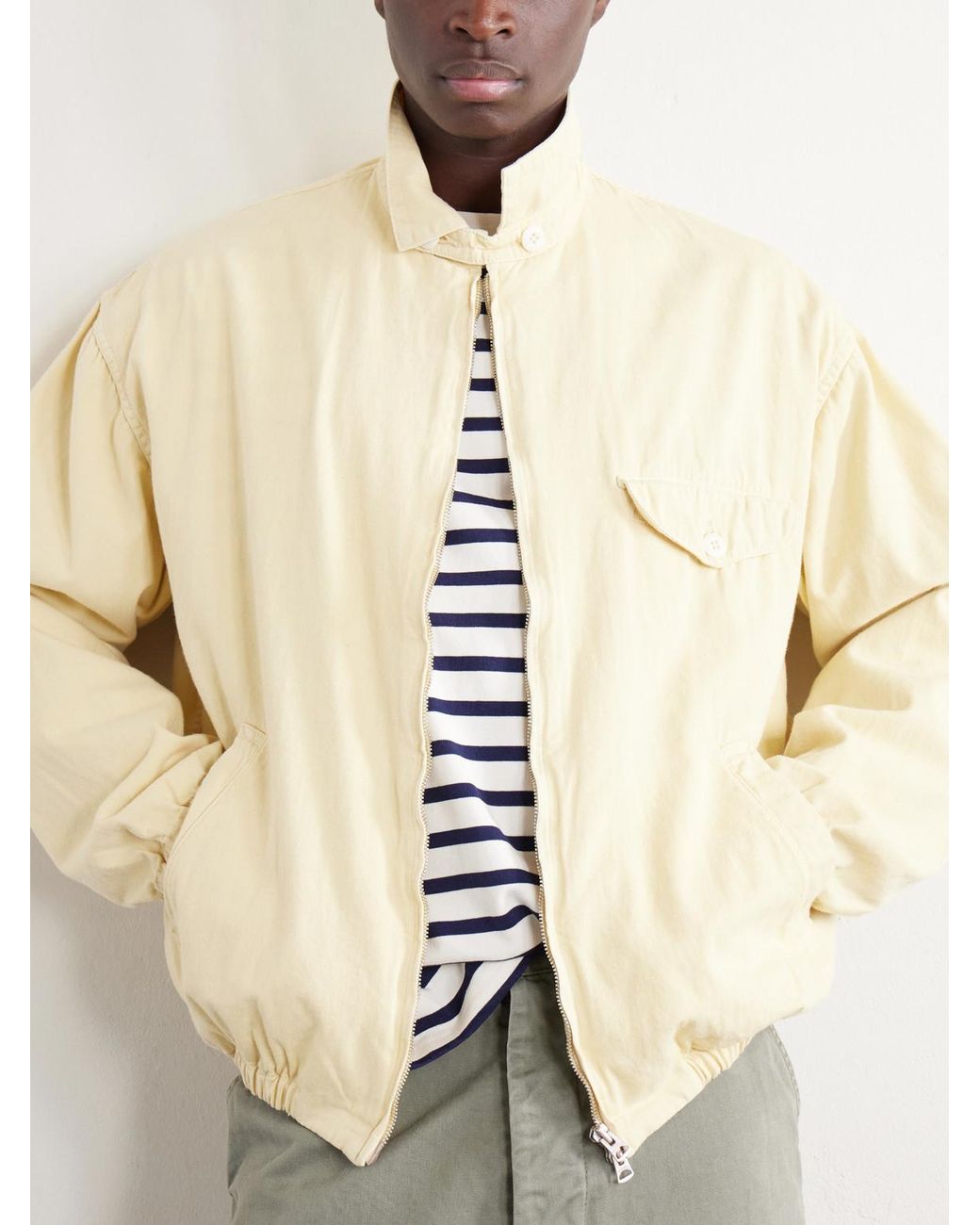 Remi Relief Natural Cotton-twill Jacket for men