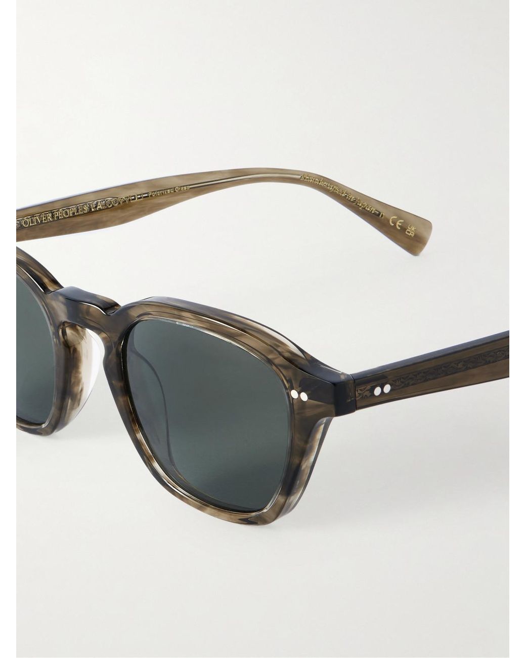 Oliver Peoples Black Eyles D-frame Acetate Sunglasses for men