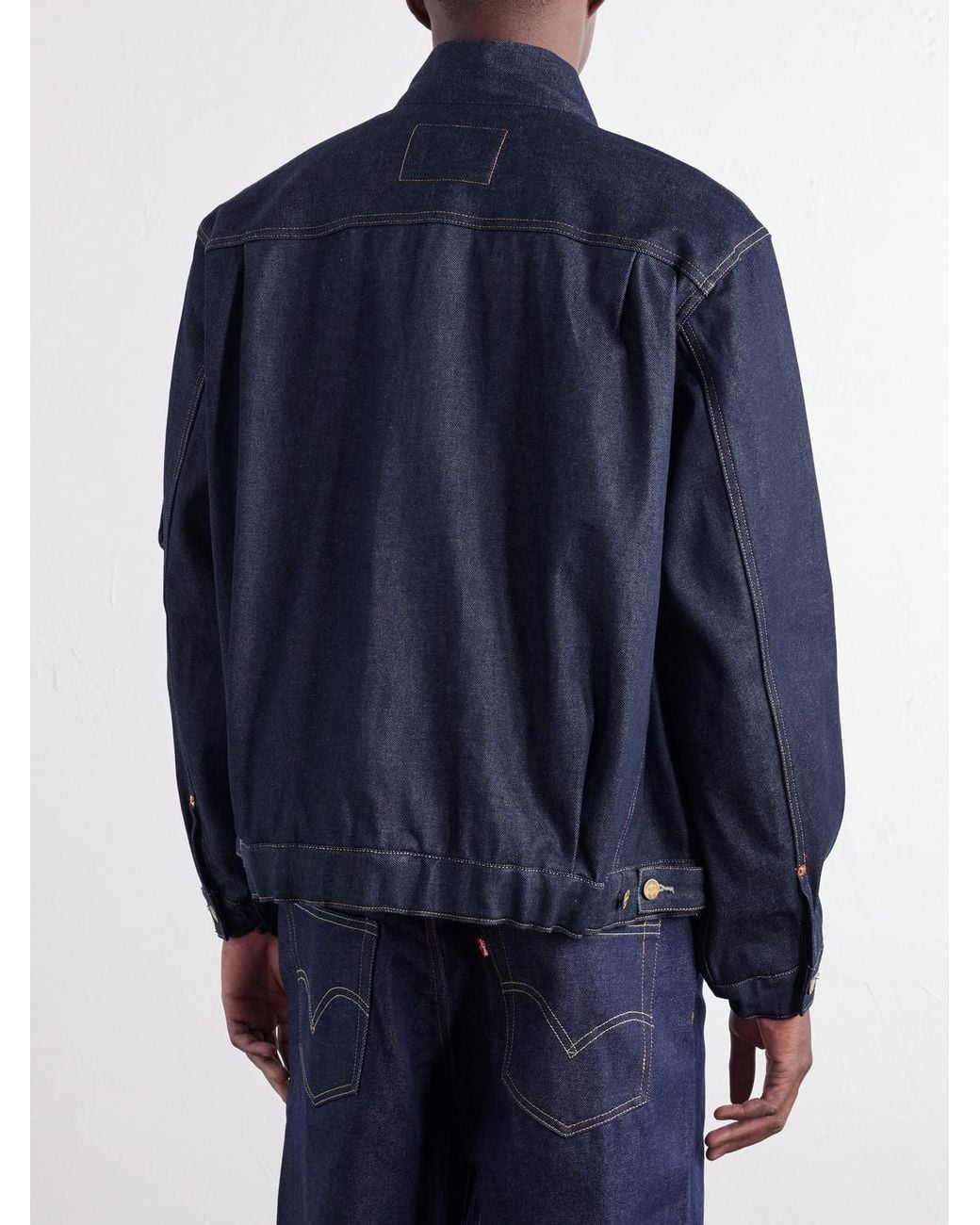 Sacai Blue Levi's Denim Jacket for men