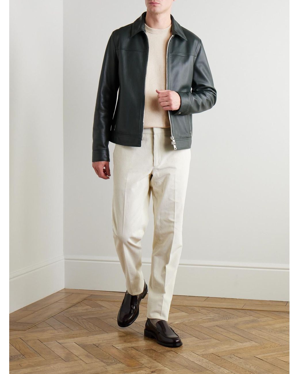 Loro Piana Natural Slim-Fit Baby Cashmere Sweater for men