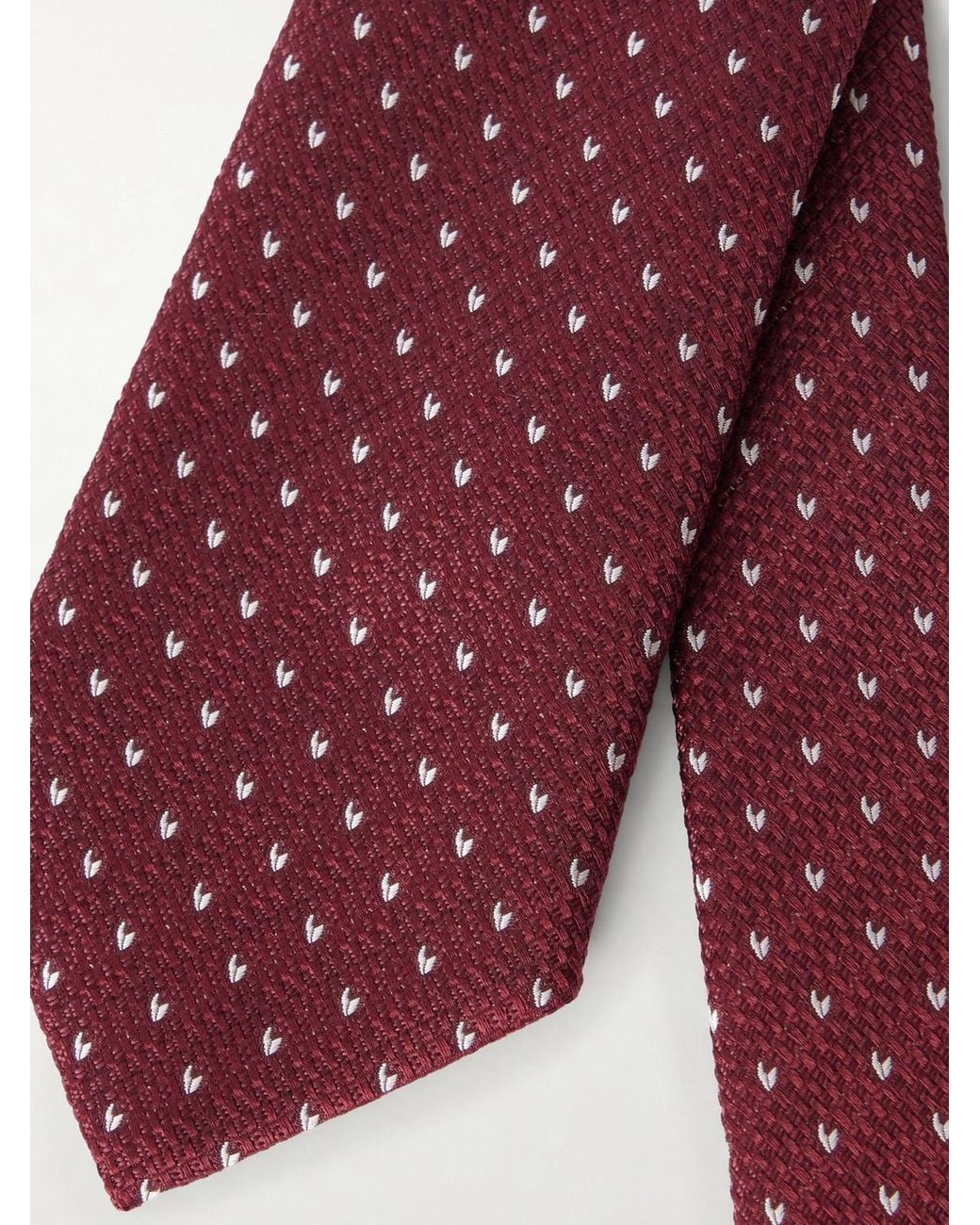 Totême Purple 8Cm Silk-Jacquard Tie for men