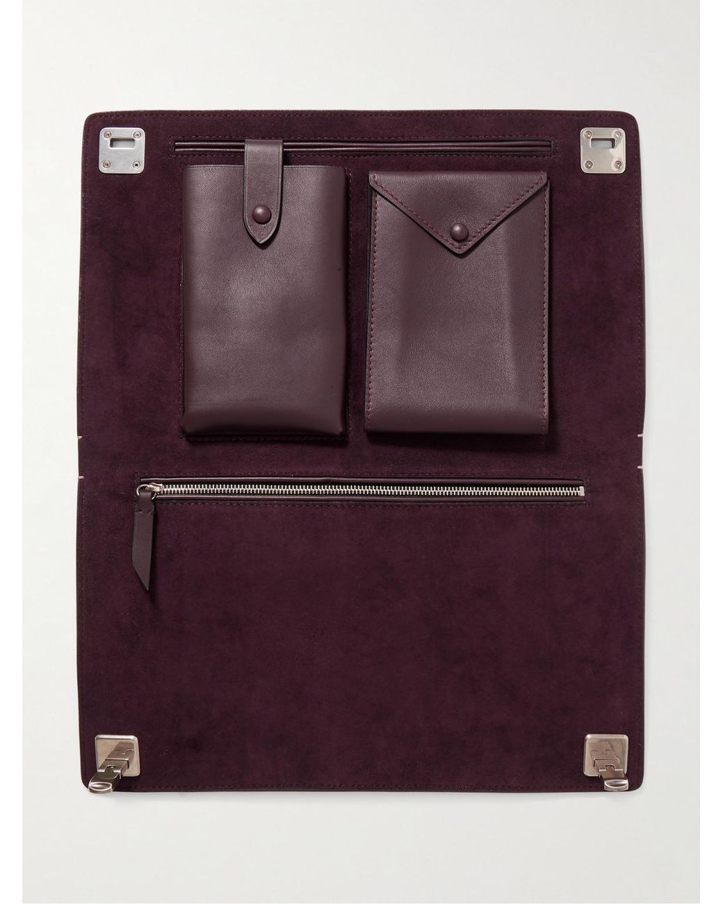 Metier Natural Runaway Suede Pouch for men