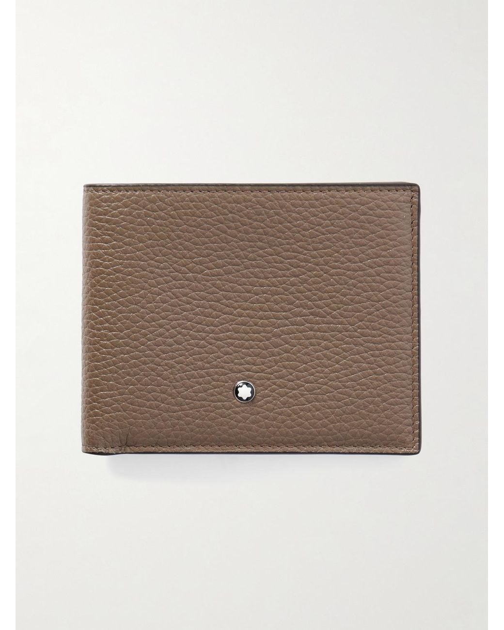 Montblanc Brown Full-Grain Leather Wallet for men