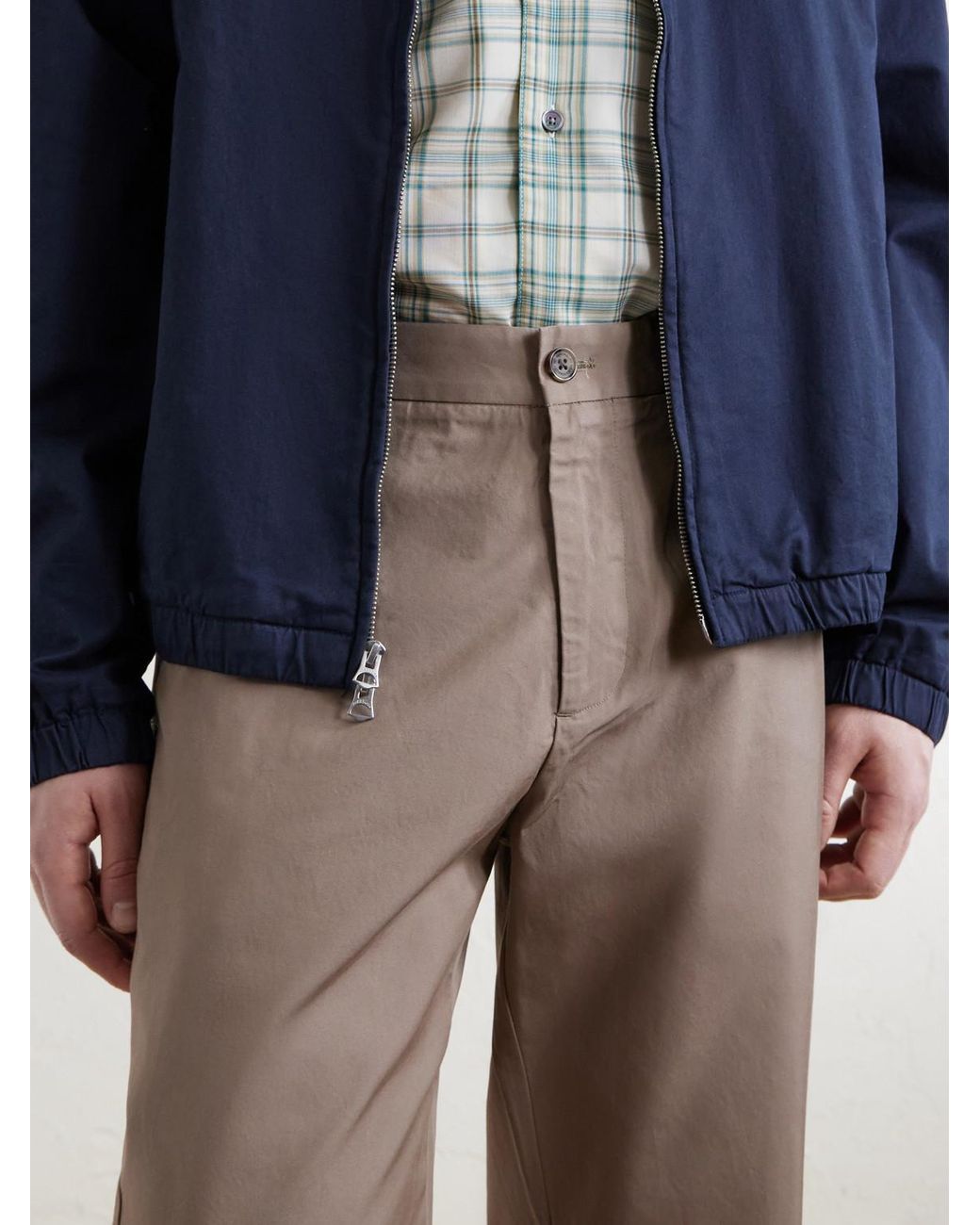 NN07 Natural Brendan 10042 Straight-leg Organic Cotton-blend Chinos for men
