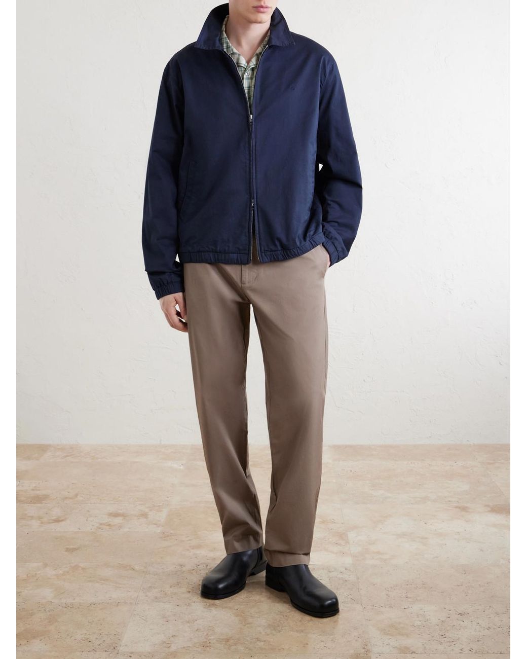 NN07 Natural Brendan 10042 Straight-leg Organic Cotton-blend Chinos for men