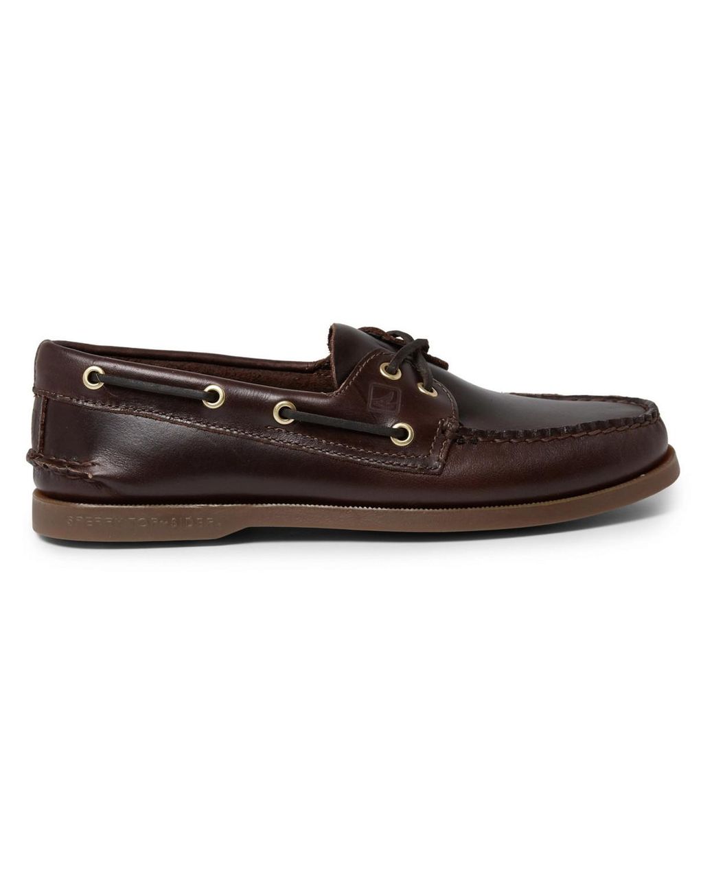 Sperry Top-Sider Authentic Original Leather Boat Shoes in Brown for Men |  Lyst