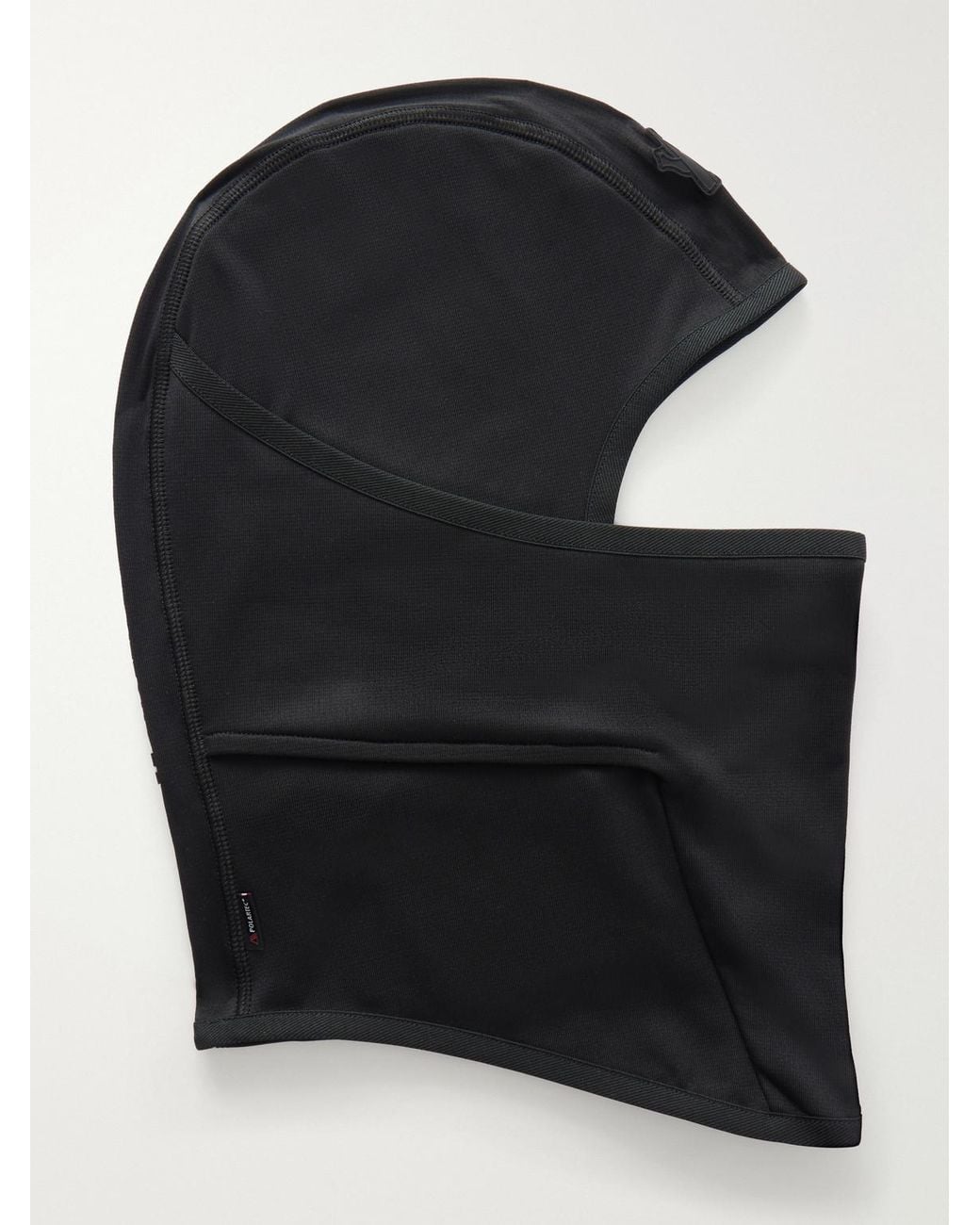 Moncler Black Logo-Appliquéd Stretch Polartec Balaclava for men