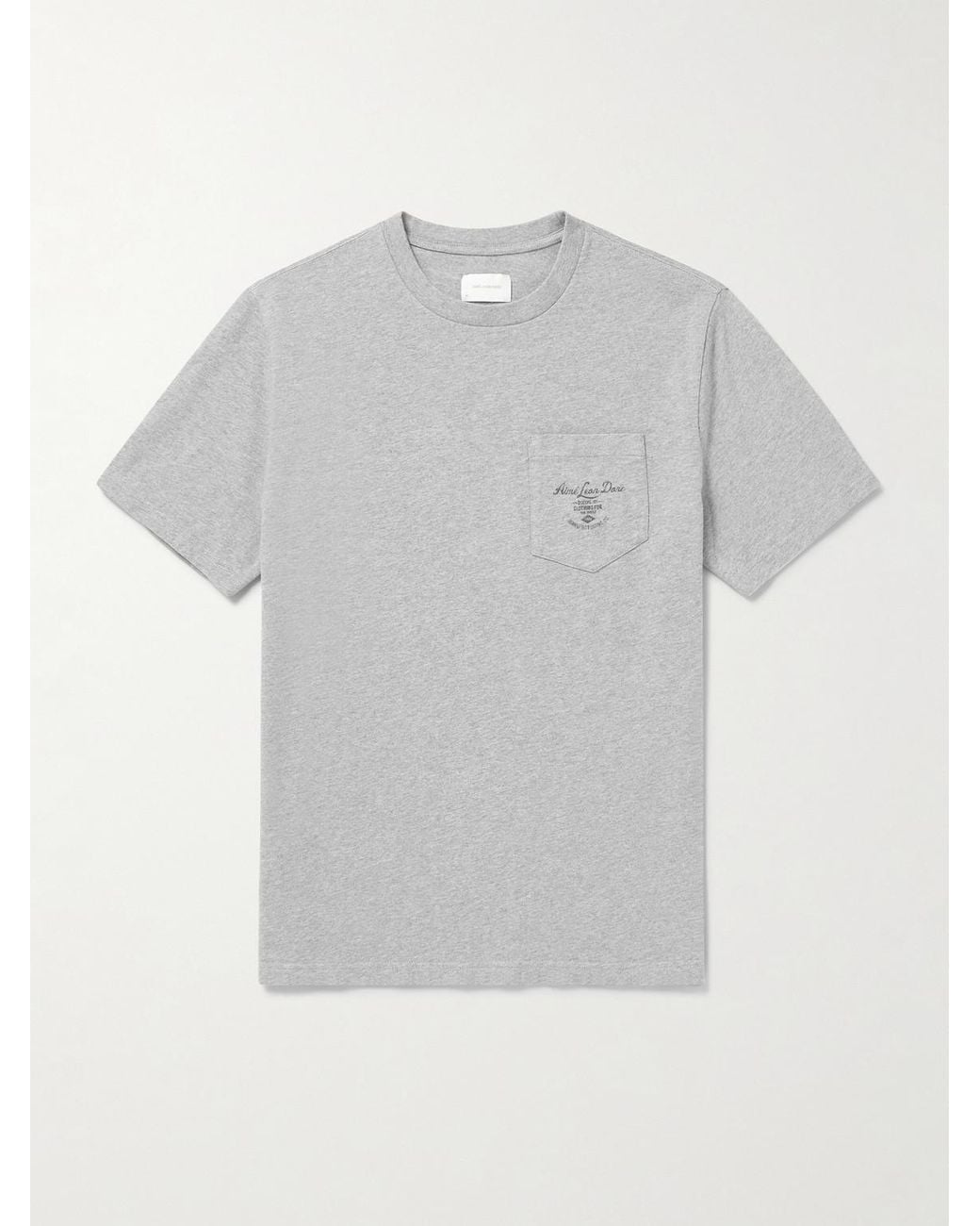 Aimé Leon Dore Gray Clothier Logo-Print Cotton-Jersey T-Shirt for men
