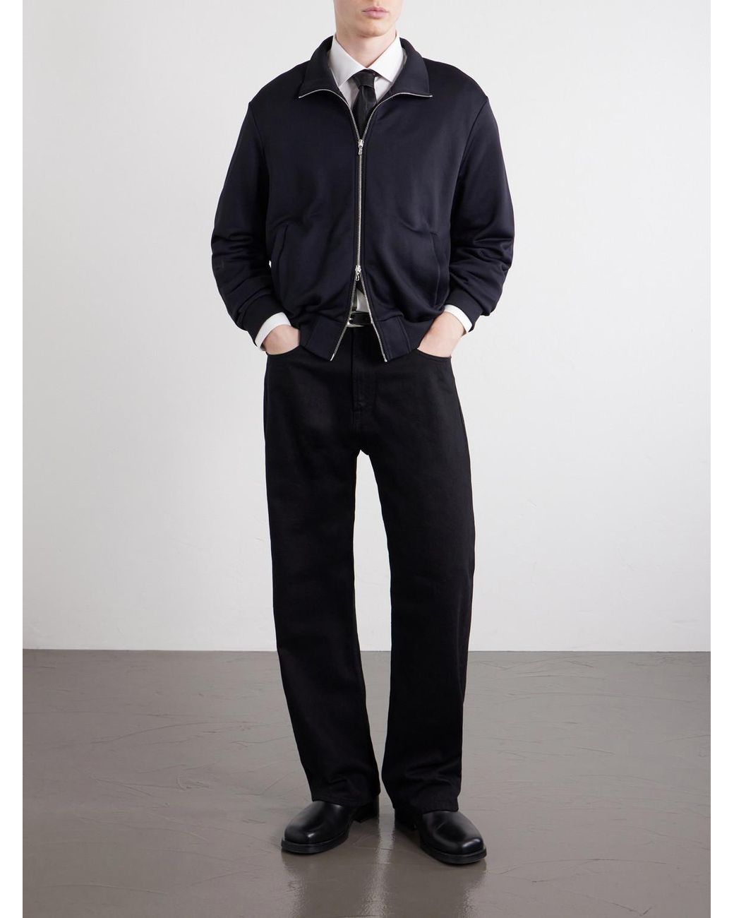 Our Legacy Black Mob Jersey Jacket for men