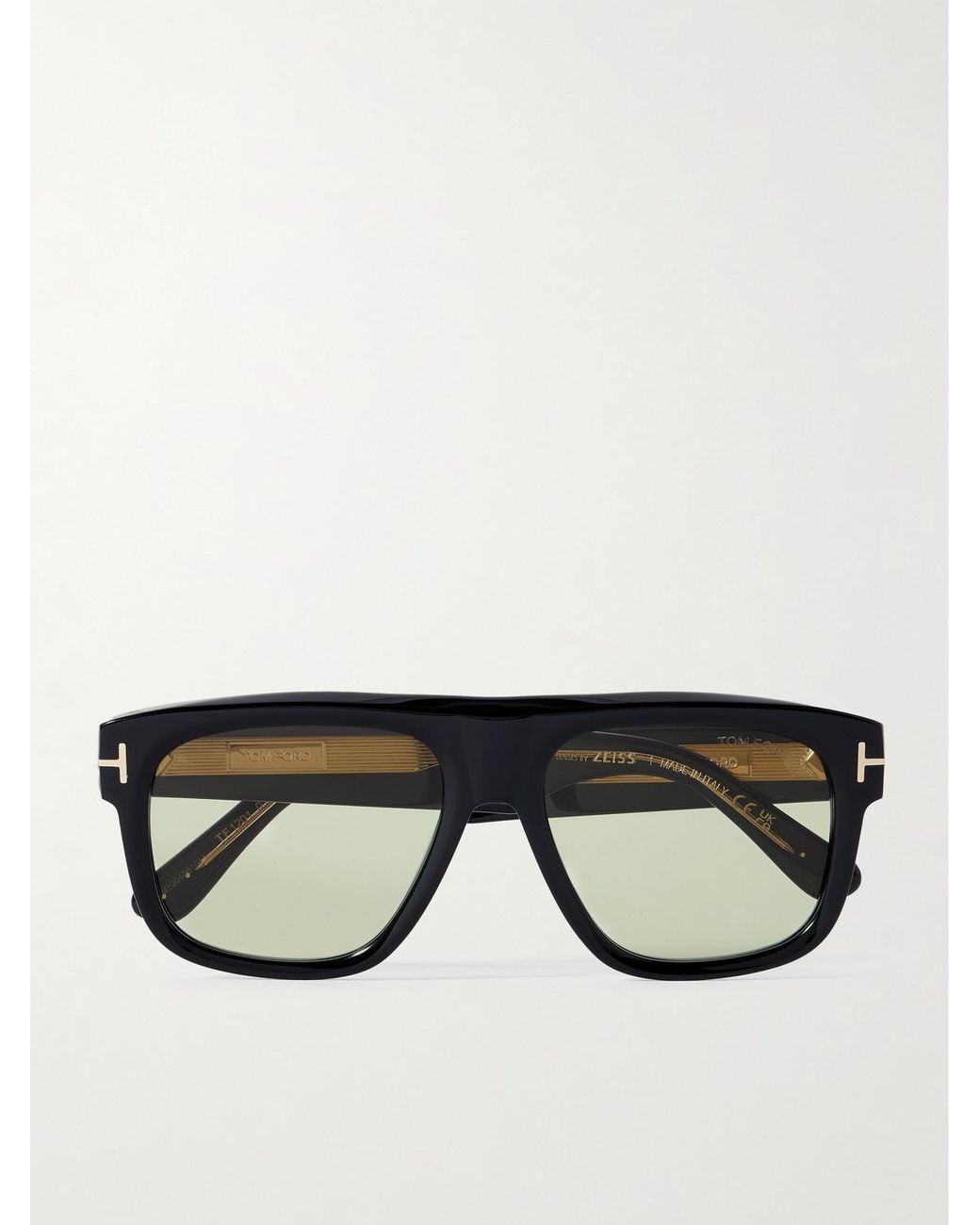 TOM FORD サングラス スクエア Tom Ford Icon Square-Frame Acetate Sunglasses in Black for Men
