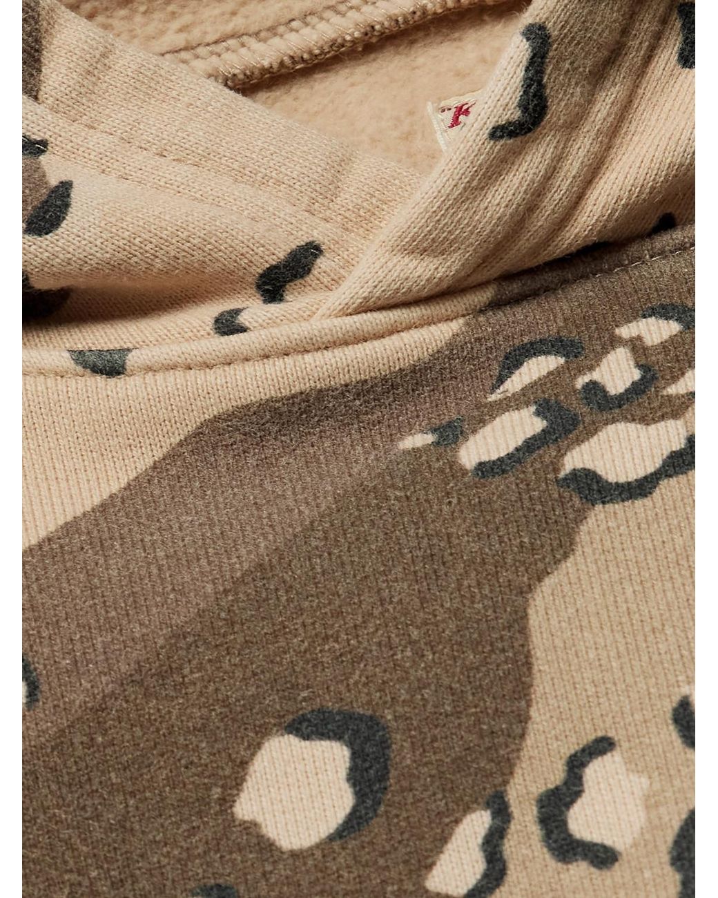 Kapital Natural Peckish Choco-Chip Printed Cotton Hoodie for men