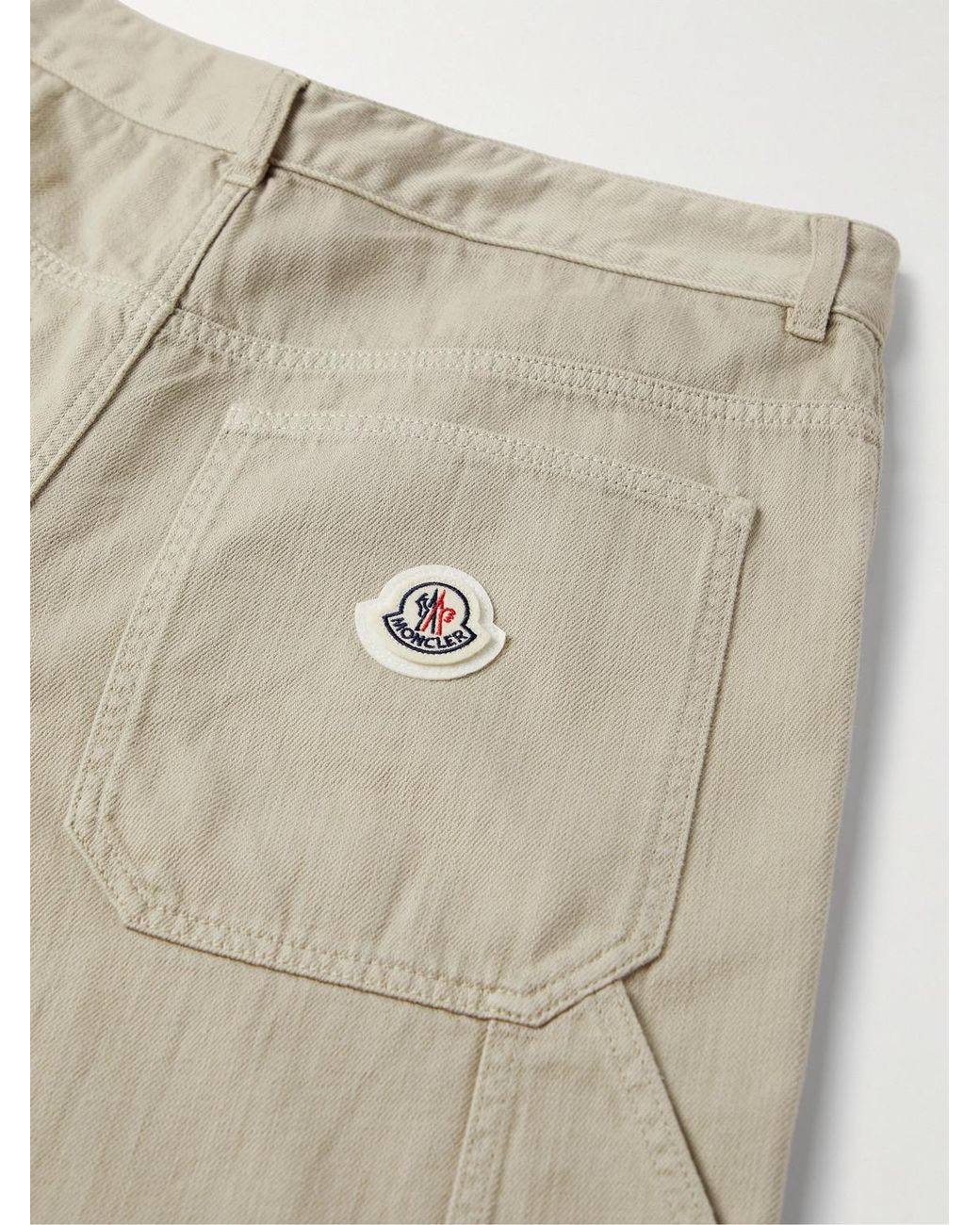 Moncler Natural Straight-Leg Jeans for men