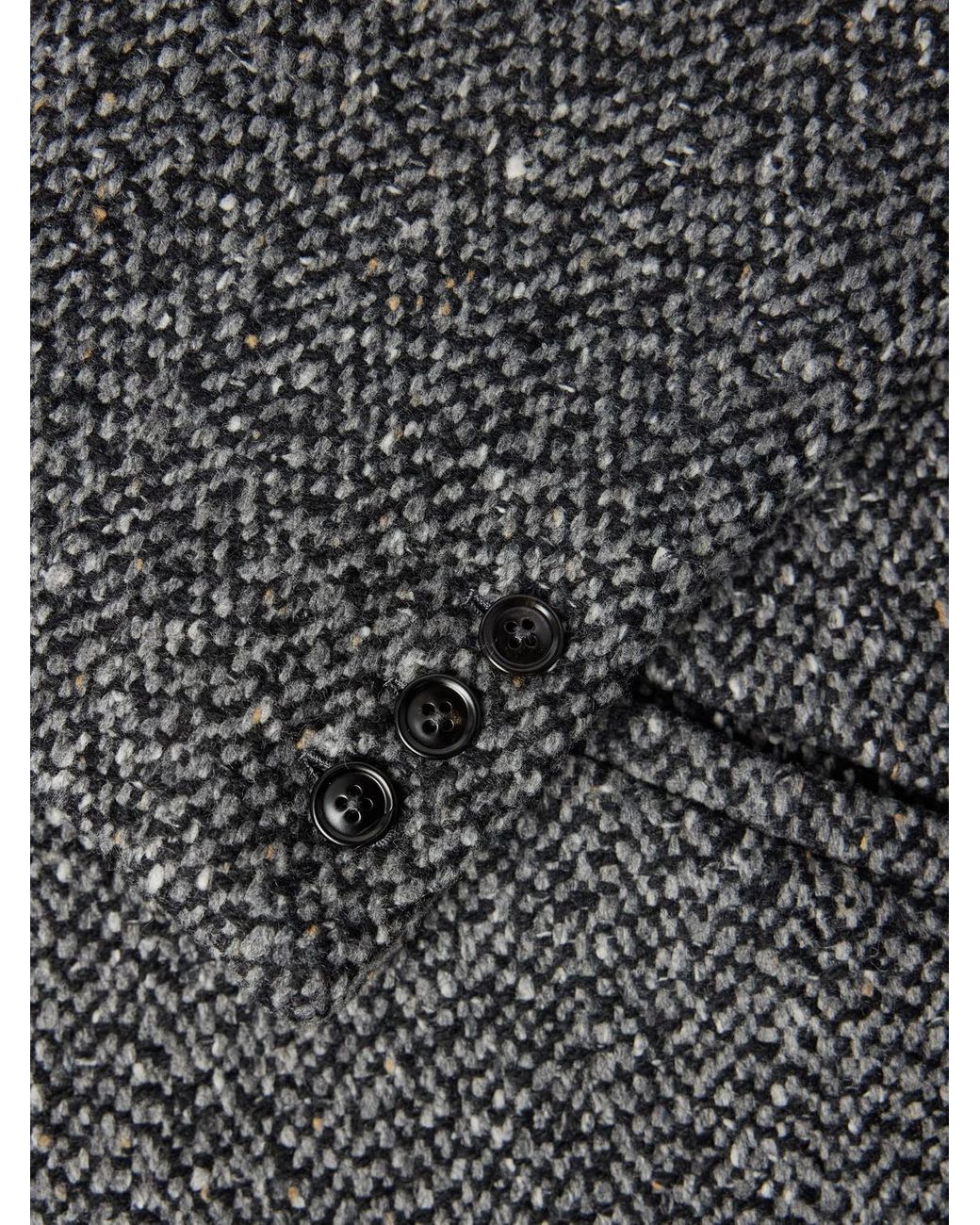 Zegna Black Wool And Cashmere-blend Suit Jacket for men