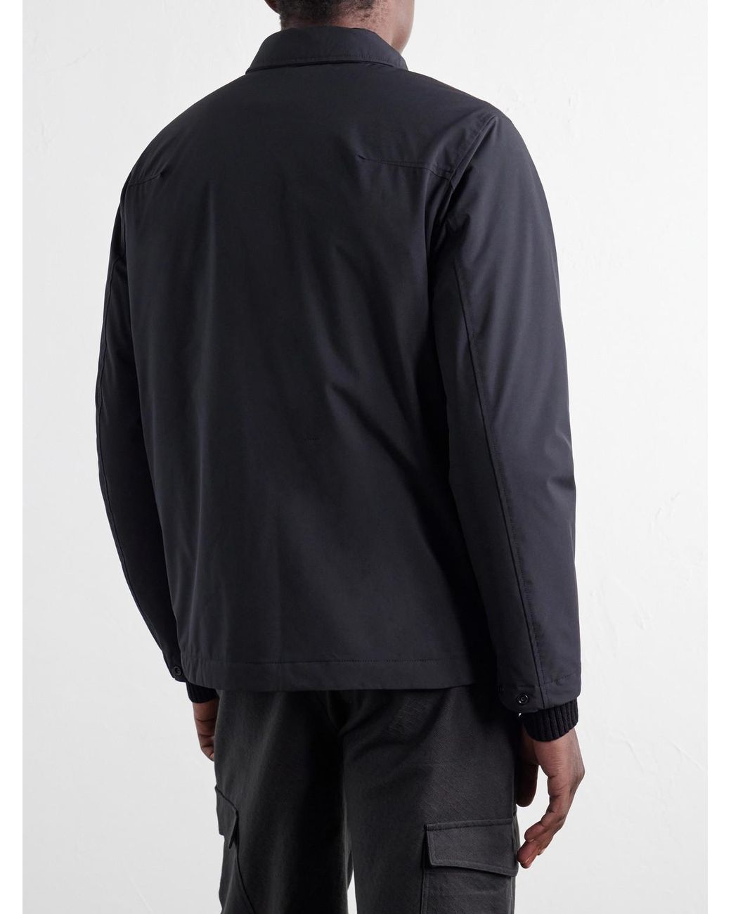 Stone Island Blue Recycled Shell-R_E.Dye Padded Jacket for men