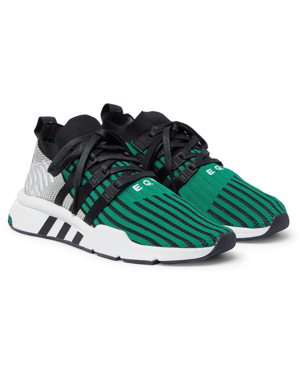 adidas Originals Eqt Support 91/18 Stretch-knit Sneakers in Green for Men |  Lyst UK