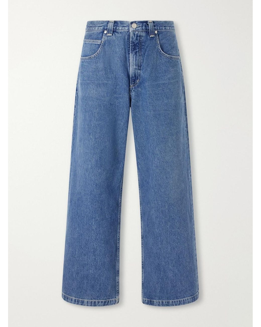 Agolde Blue Grover Wide-Leg Jeans for men