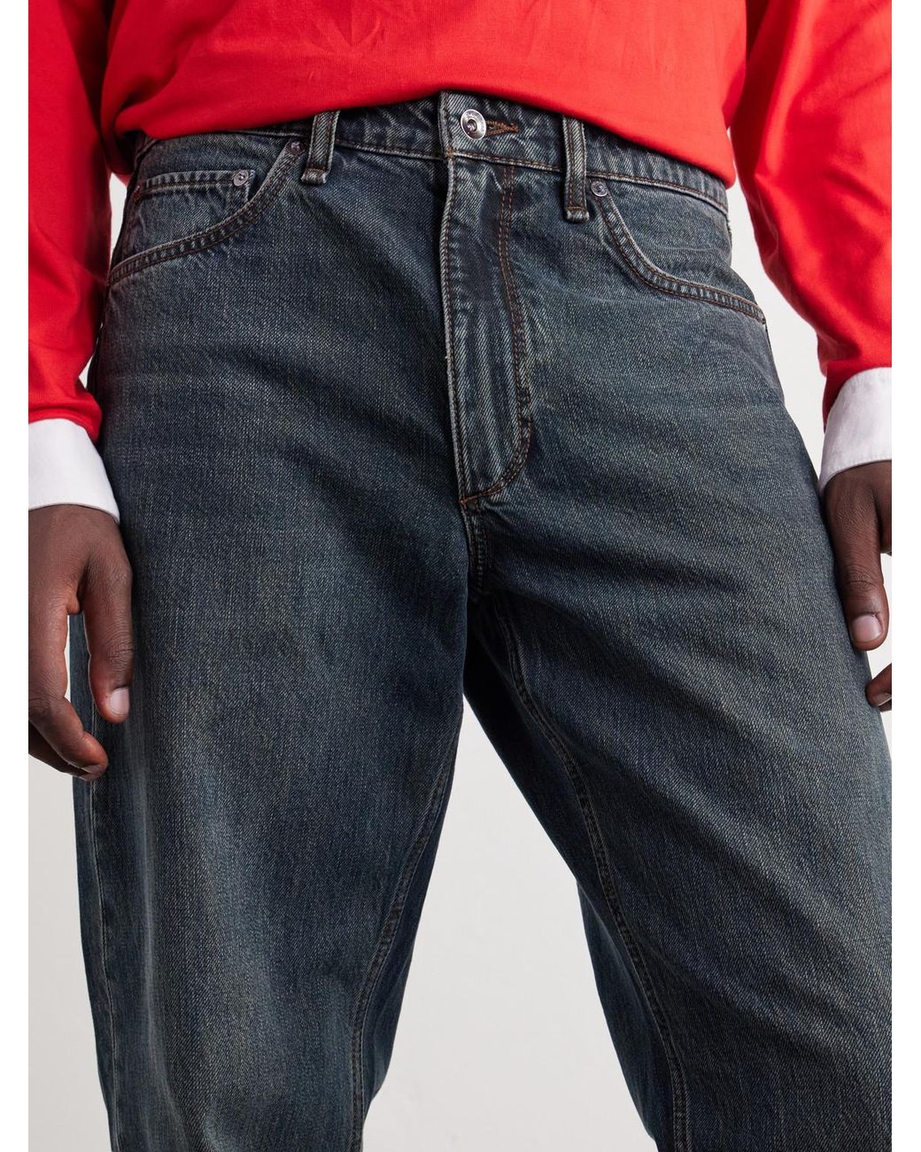 Rag & Bone Blue Fit 4 Authentic Straight-Leg Jeans for men