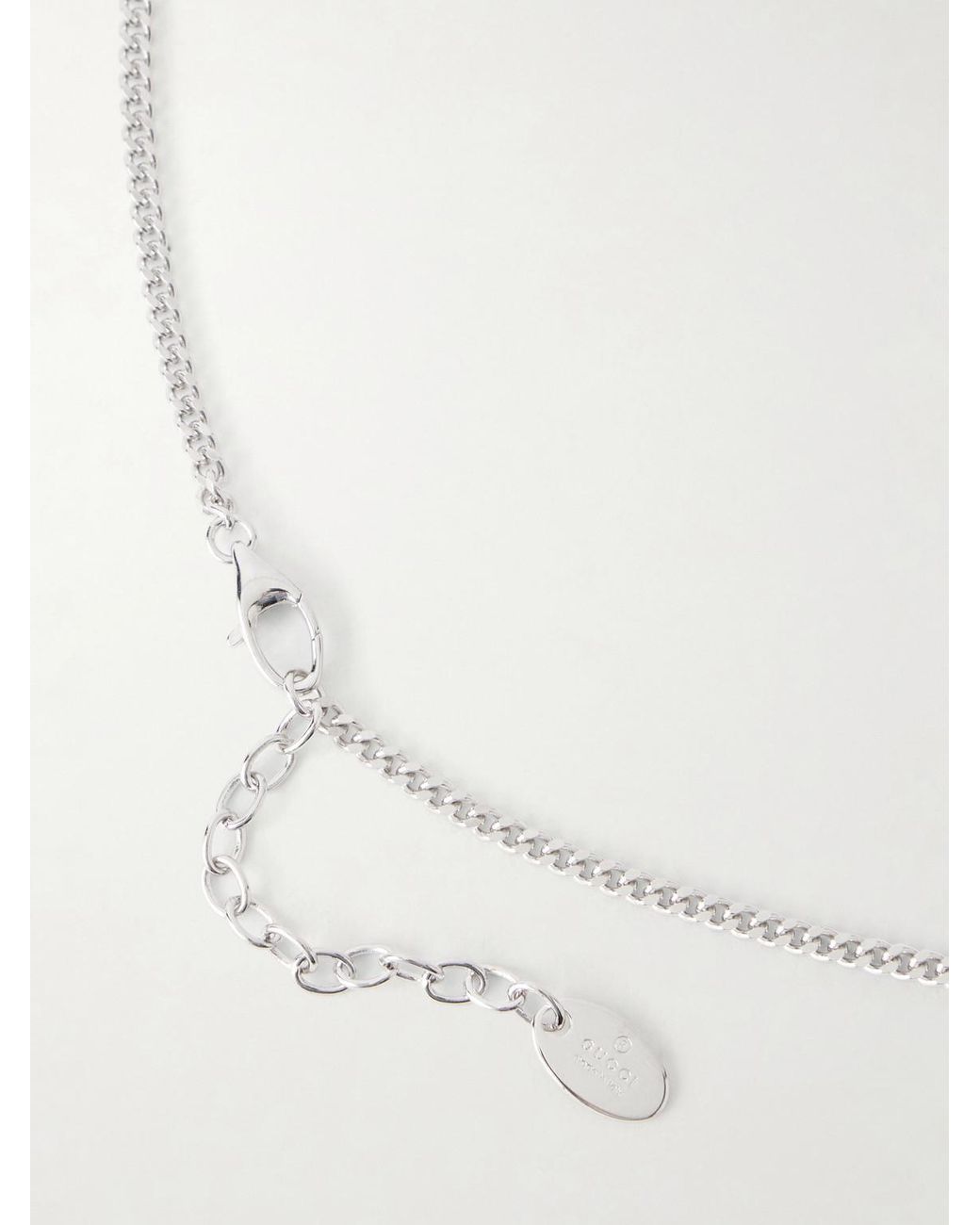 Gucci Natural Interlocking G And-Tone Necklace for men