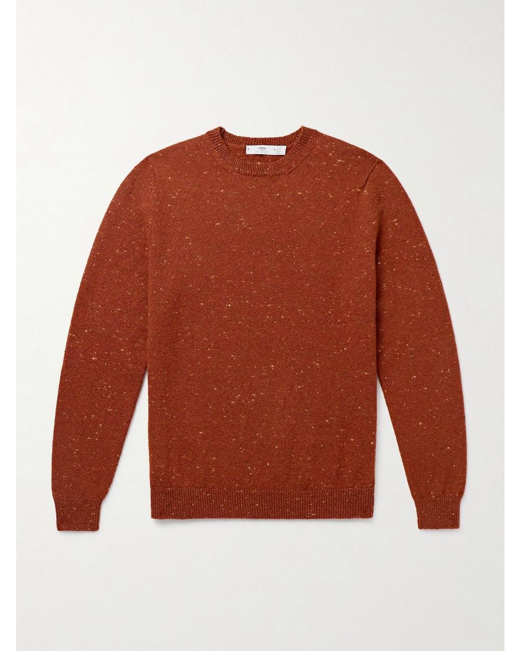 Inis Meáin Red Merino Wool And Cashmere-blend Sweater for men
