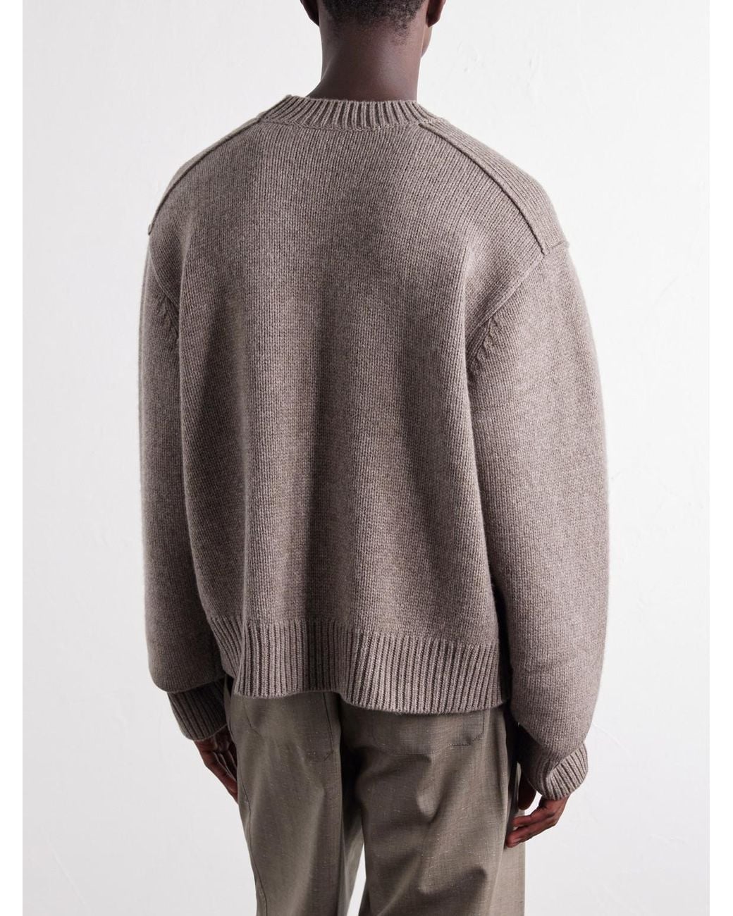 Studio Nicholson Natural Yak And Merino Wool-Blend Sweater for men