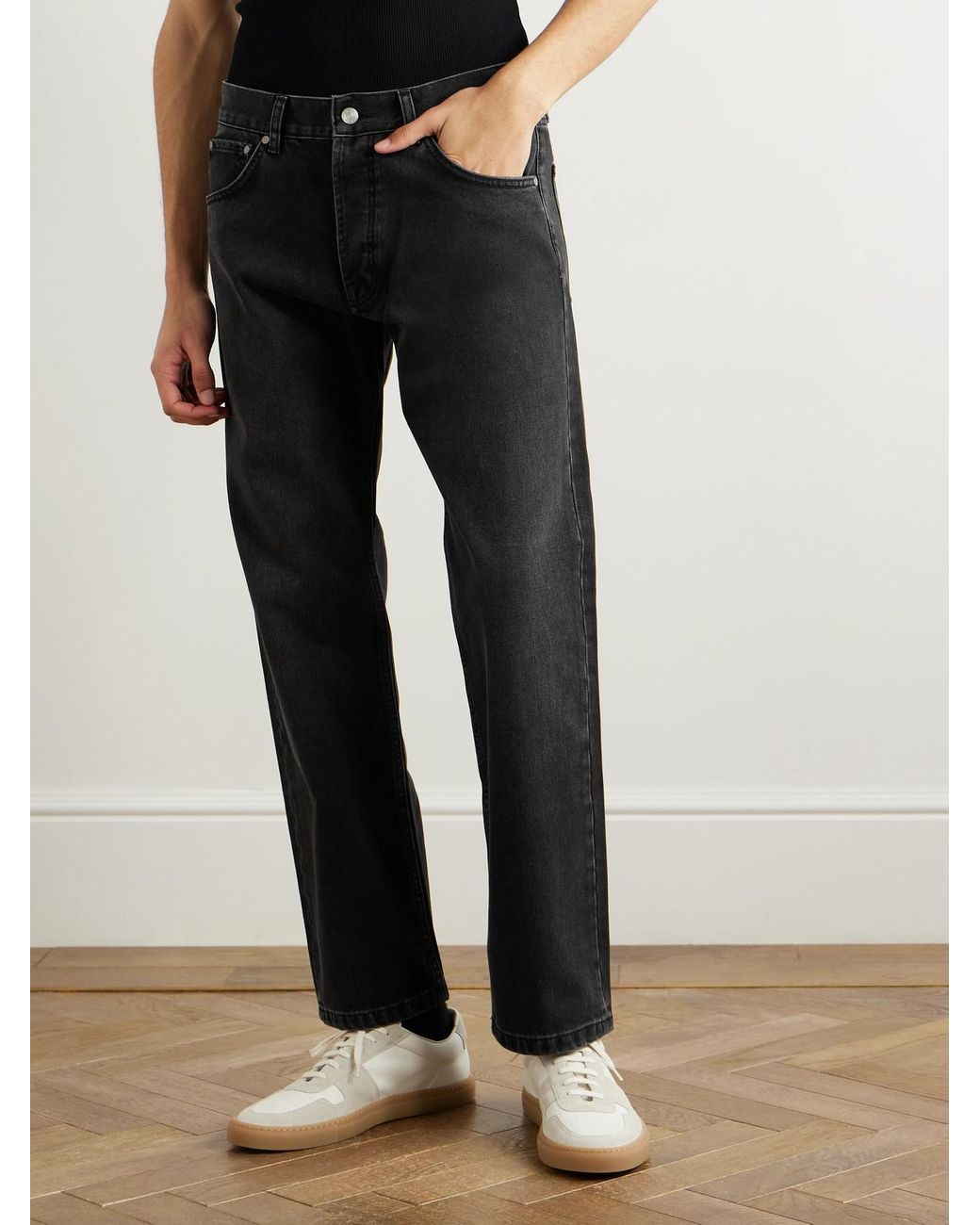 NN07 Black Sonny 1866 Straight-Leg Jeans for men