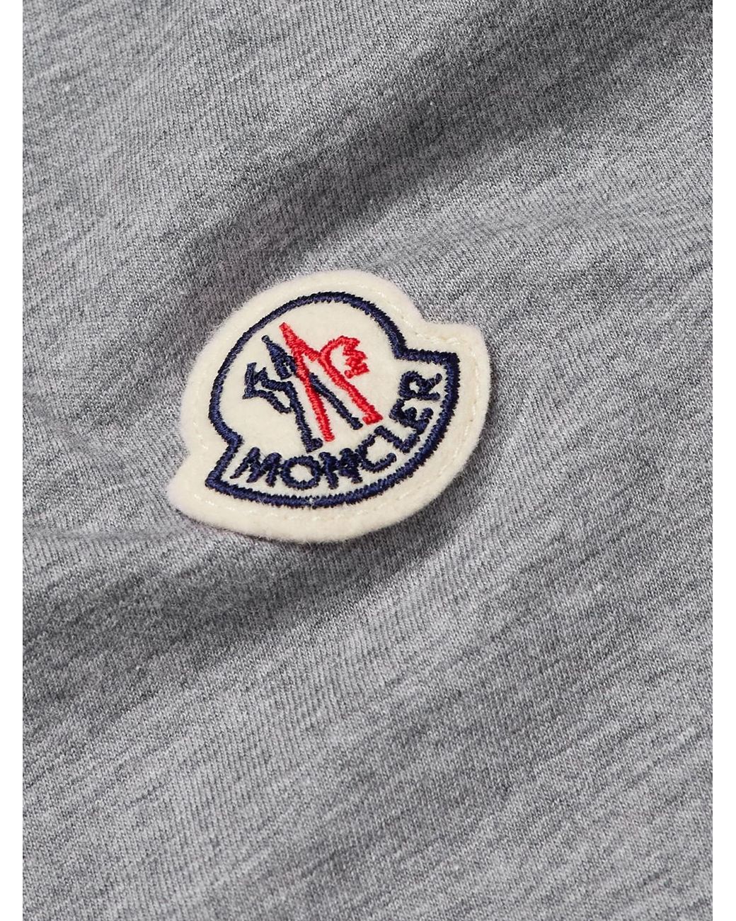 Moncler Black Three-Pack Logo-Appliquéd Cotton-Jersey T-Shirts for men