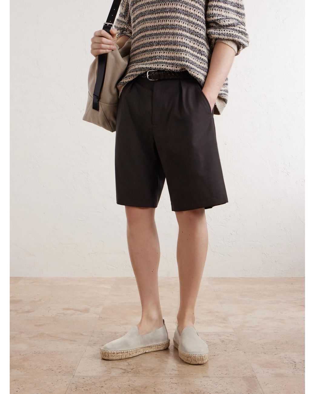 Morjas Natural Suede Espadrilles for men