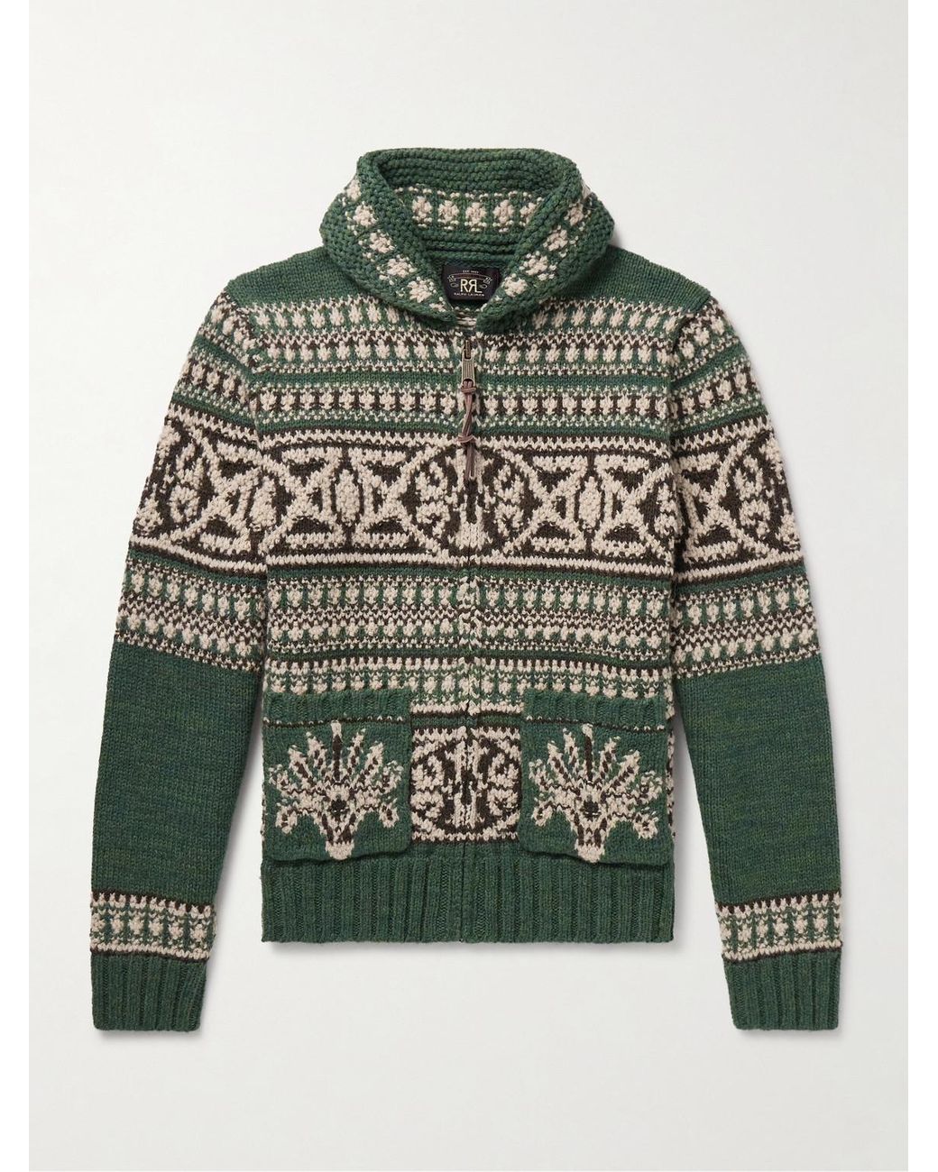 rrl-Green-Shawl-collar-