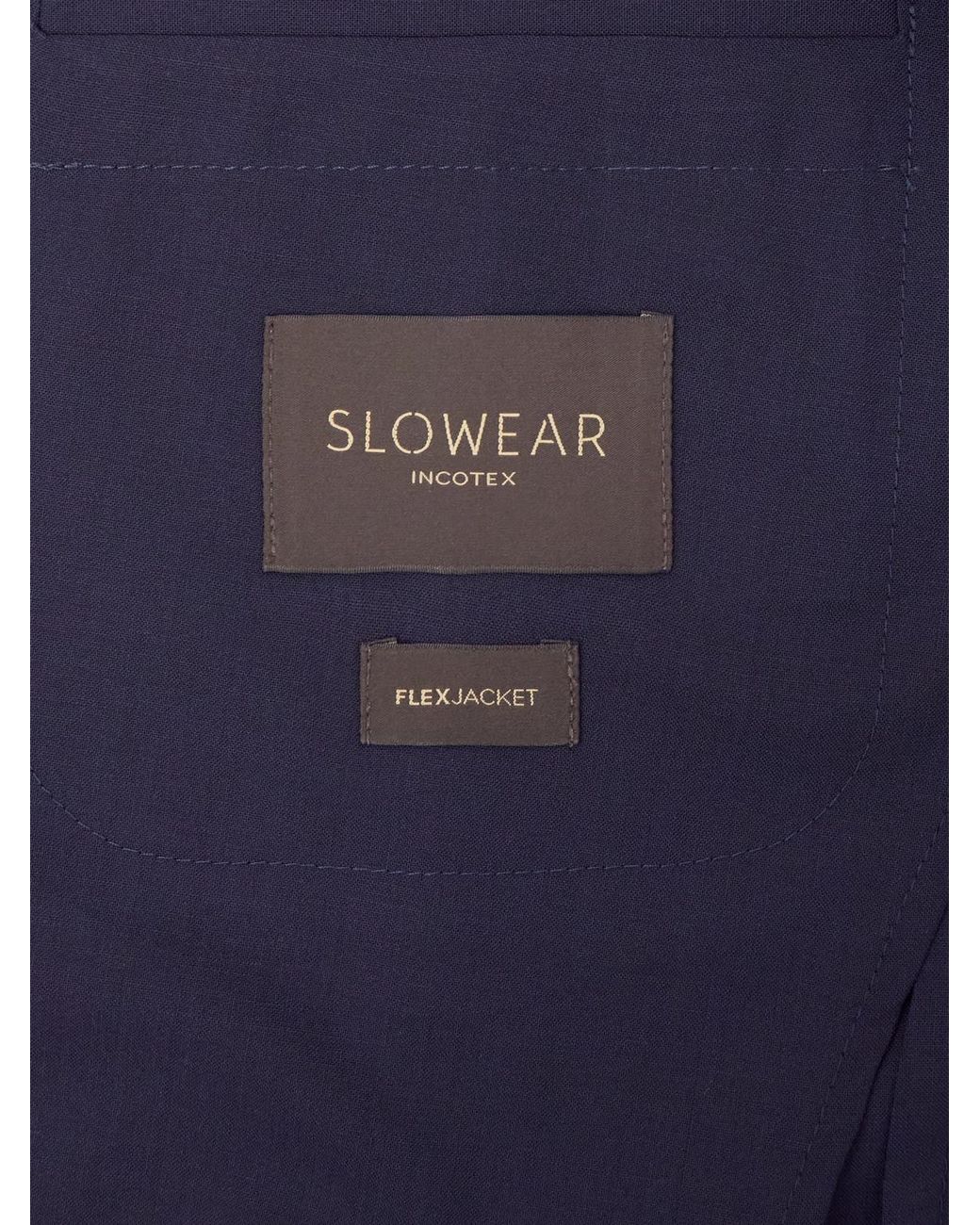 Slowear Blue Wool-blend Suit Jacket for men