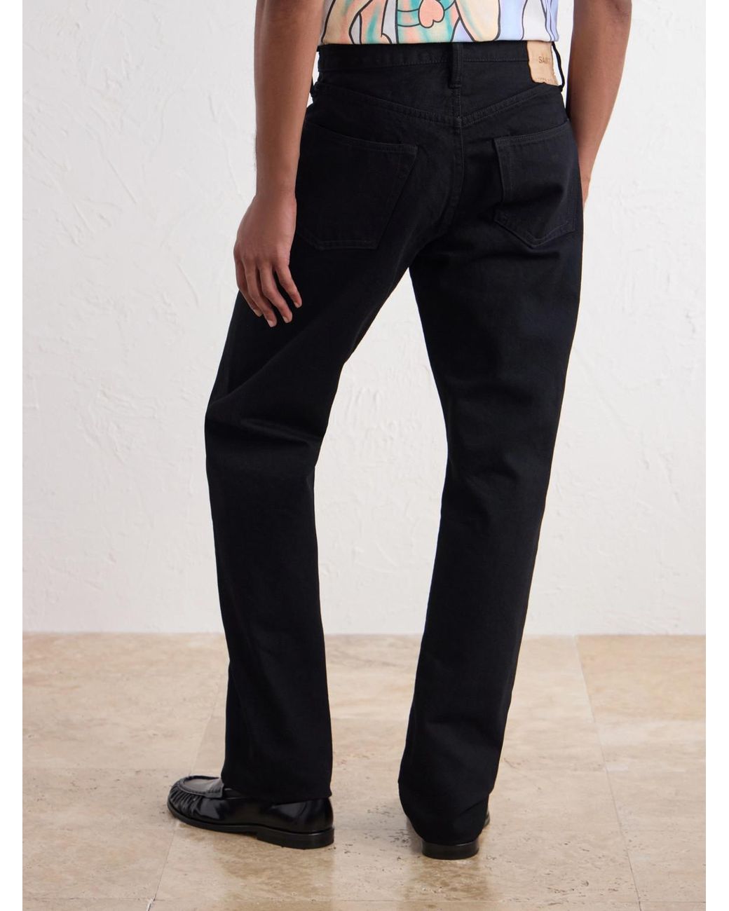 SAINT Mxxxxxx Blue Straight-Leg Jeans for men