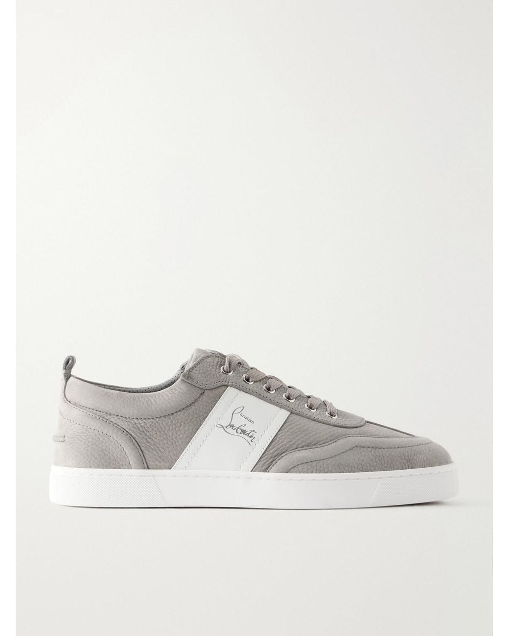Christian Louboutin Gray Retero Nubuck Sneakers for men