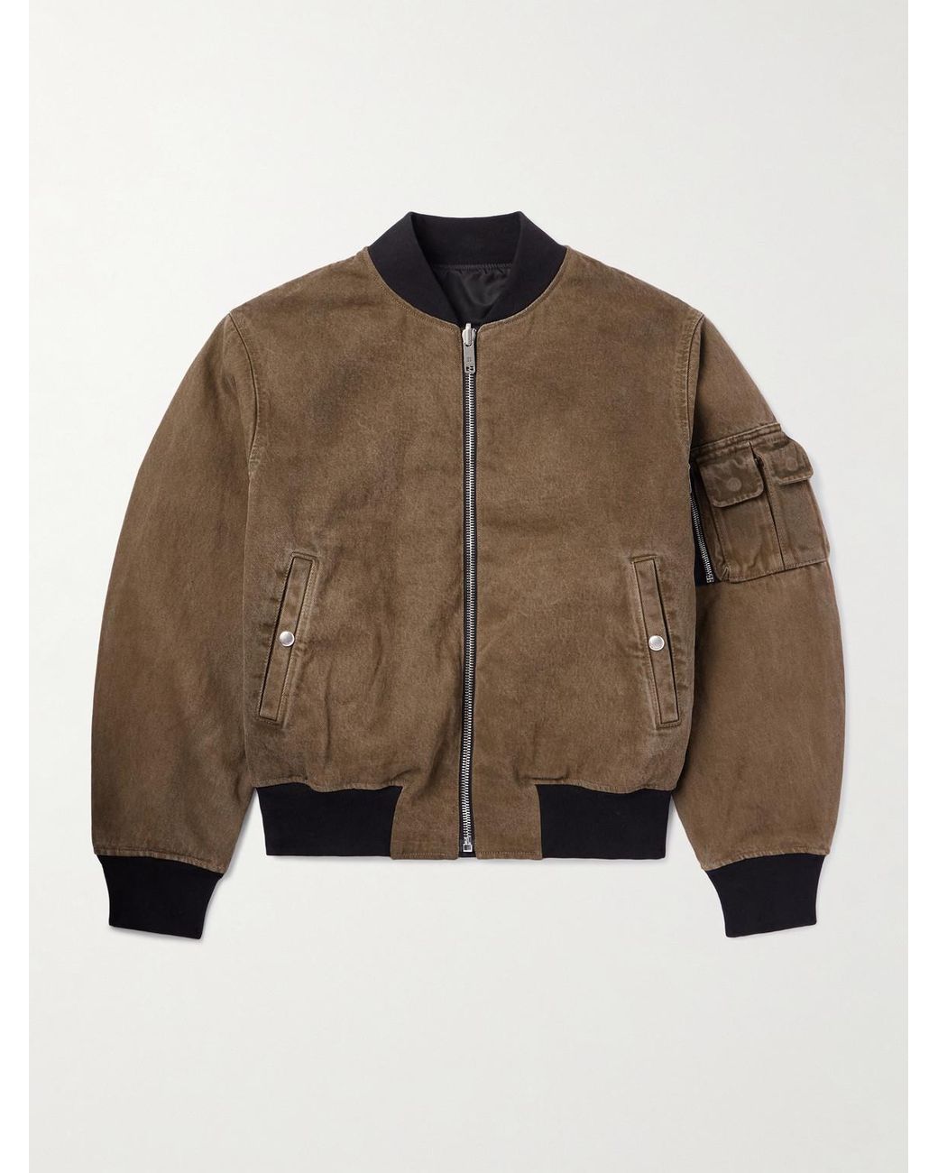 Givenchy logo print denim jacket hot sale