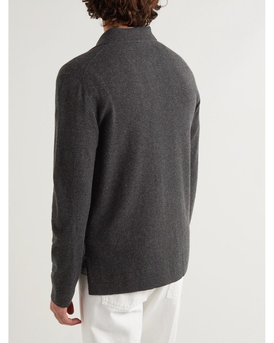 STÒFFA Gray Cashmere Shirt for men
