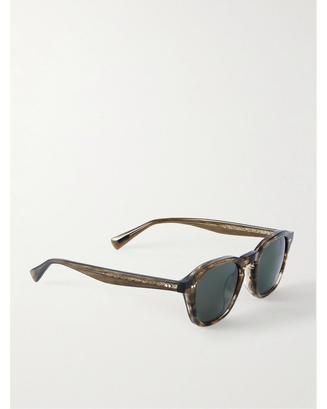 Oliver Peoples Black Eyles D-frame Acetate Sunglasses for men