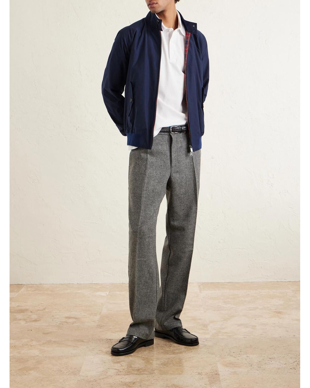Mr P. White Cotton-piqué Polo Shirt for men