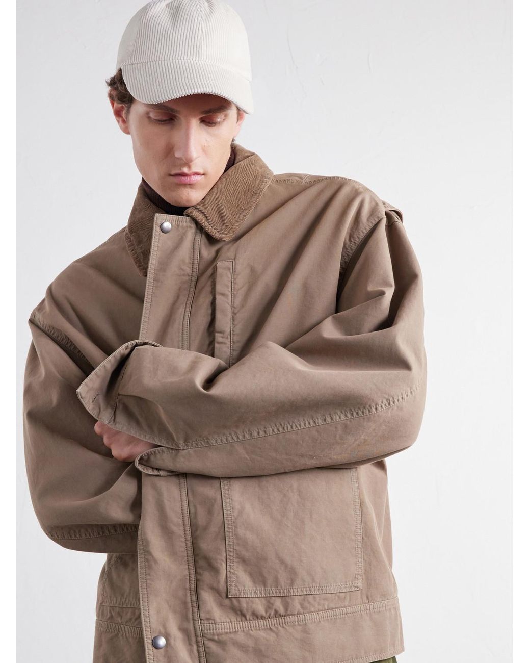 NN07 Natural Dad 50004 Organic Cotton-Corduroy Cap for men
