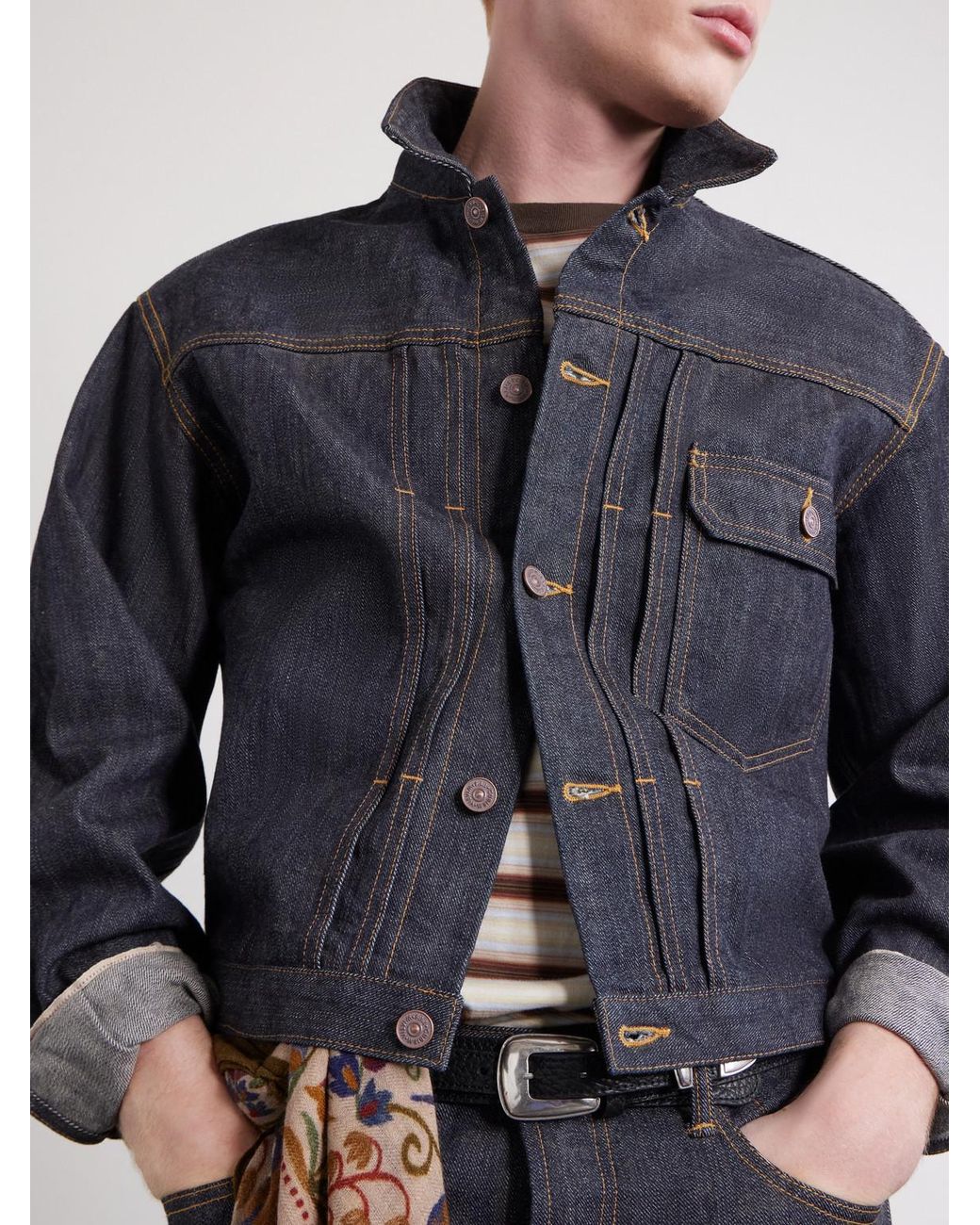 Visvim Blue Denim Jacket for men