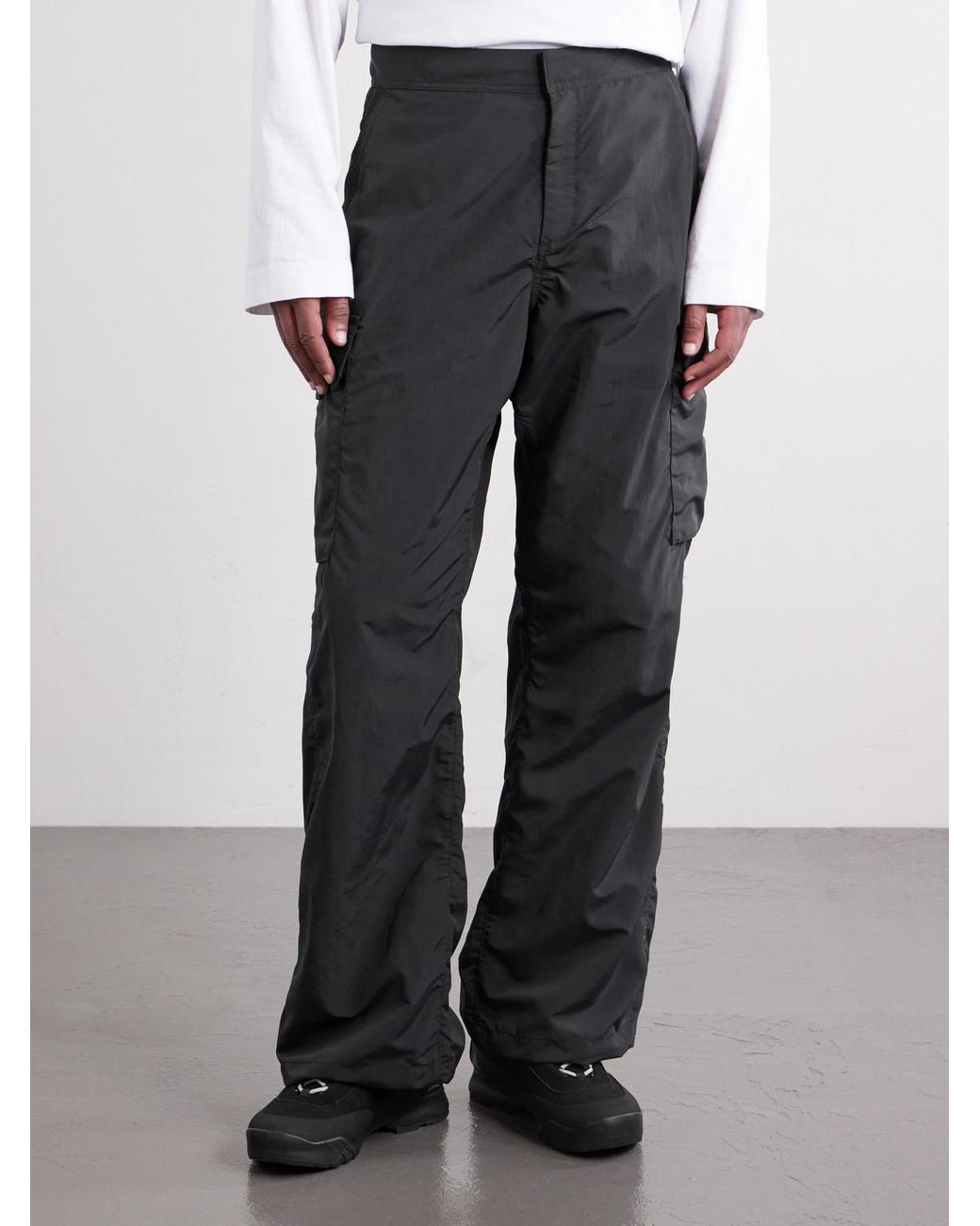 Canada Goose Black Vault Straight-Leg Shell Cargo Trousers for men