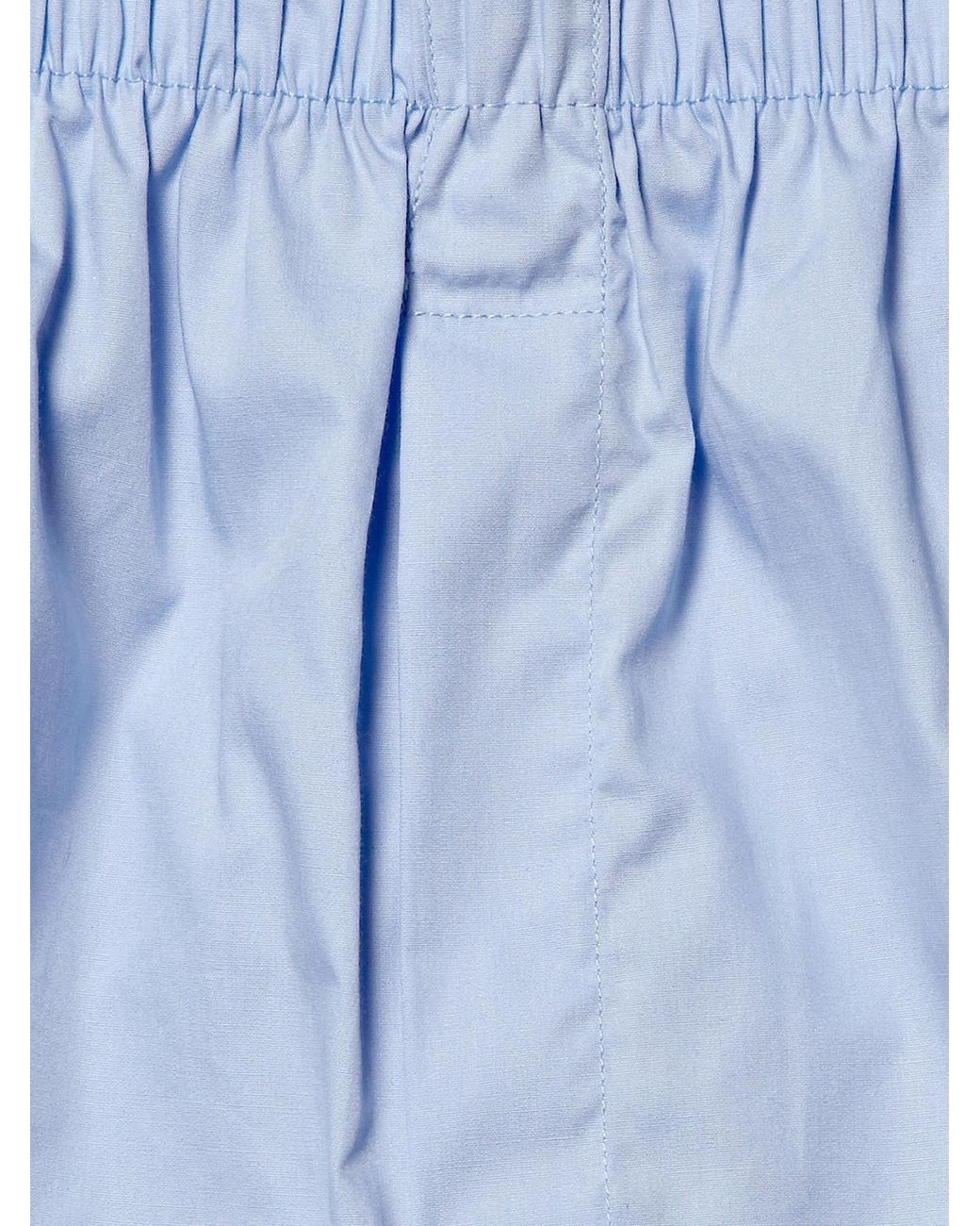 Cotton Boxer Shorts di Sunspel in Blue da Uomo
