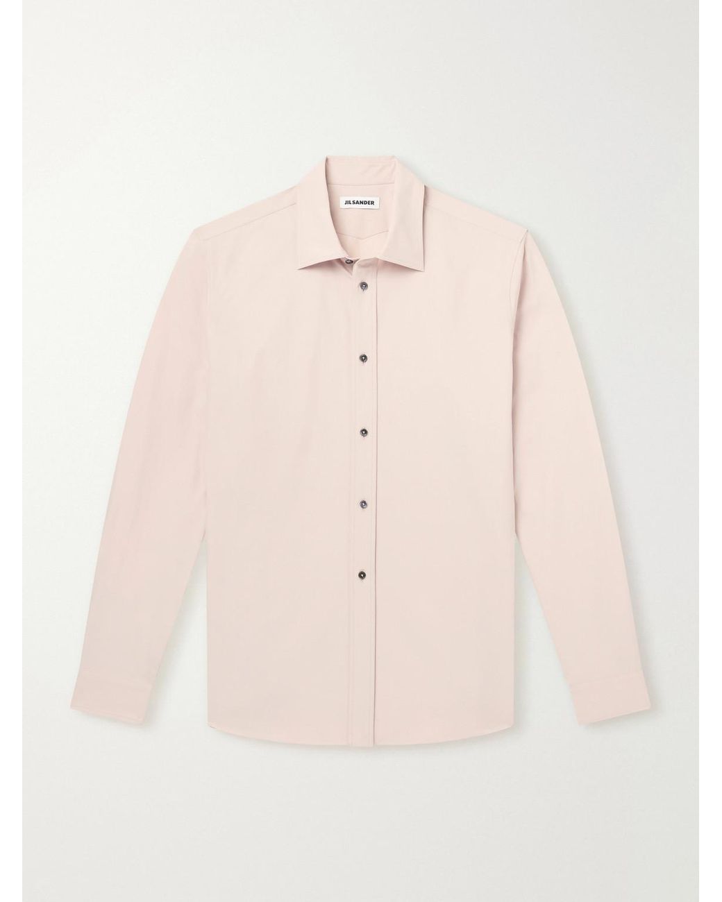 Jil Sander Natural Cotton-poplin Shirt for men