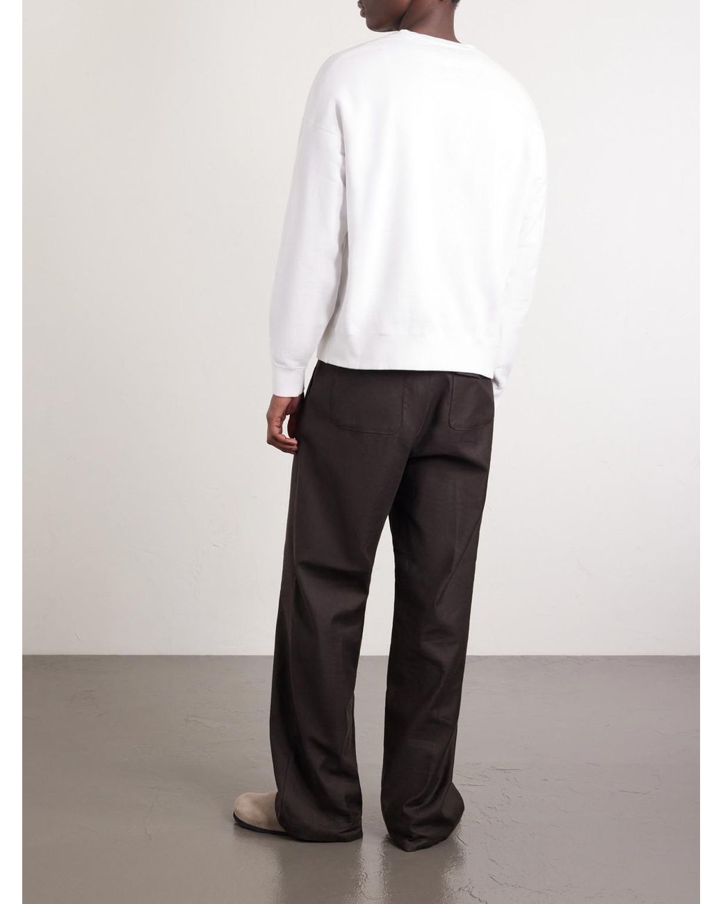 Visvim White Jumbo Sb Cotton-jersey Sweatshirt for men