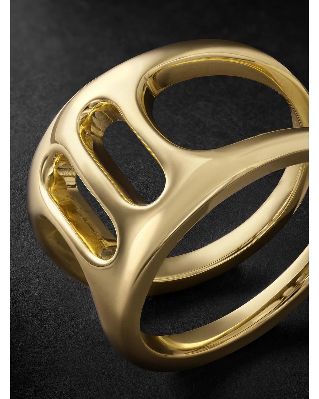 Hoorsenbuhs Black Phantom Iii 18-karat Gold Ring for men